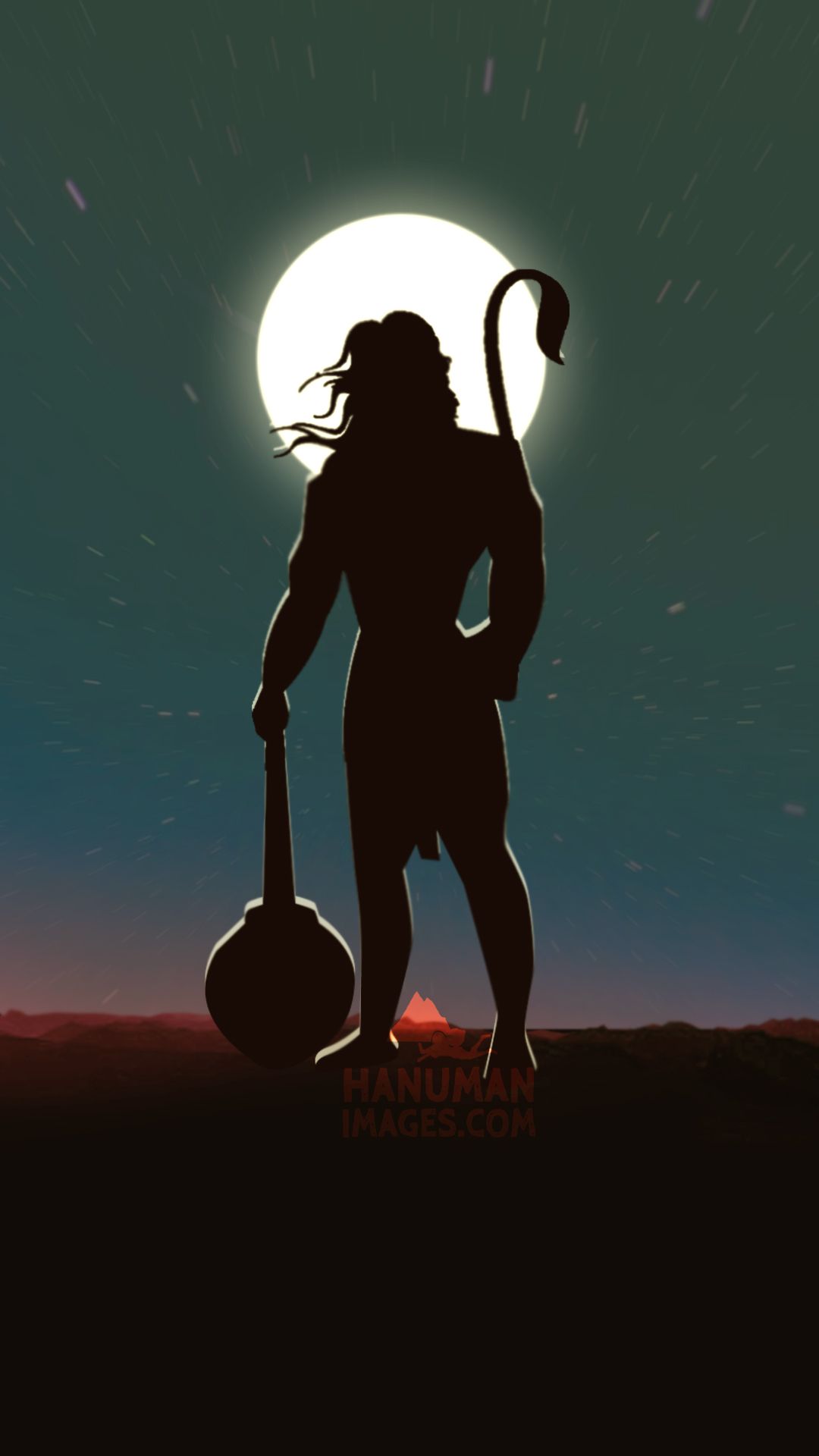 1080x1920 Hanuman: The Hindu Deity of Strength, Courage, and Devotion