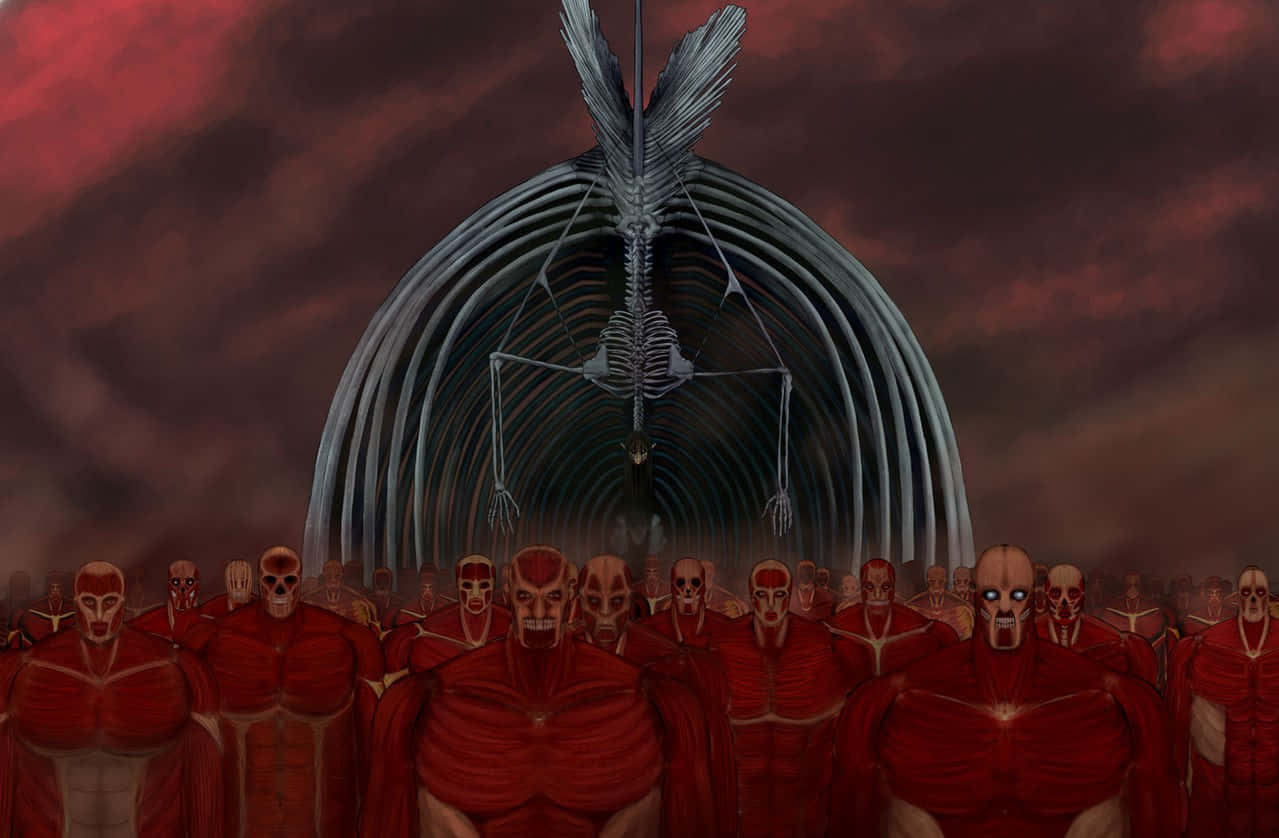 1279x838 Download The Founding Titan, a powerful force in the world of Attack on Titan Wallpaper