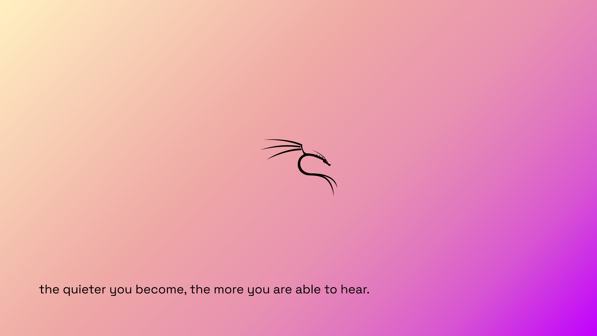 1920x1080 Anyone fancy a sleek Kali wallpaper? (FHD; Dark / Light)