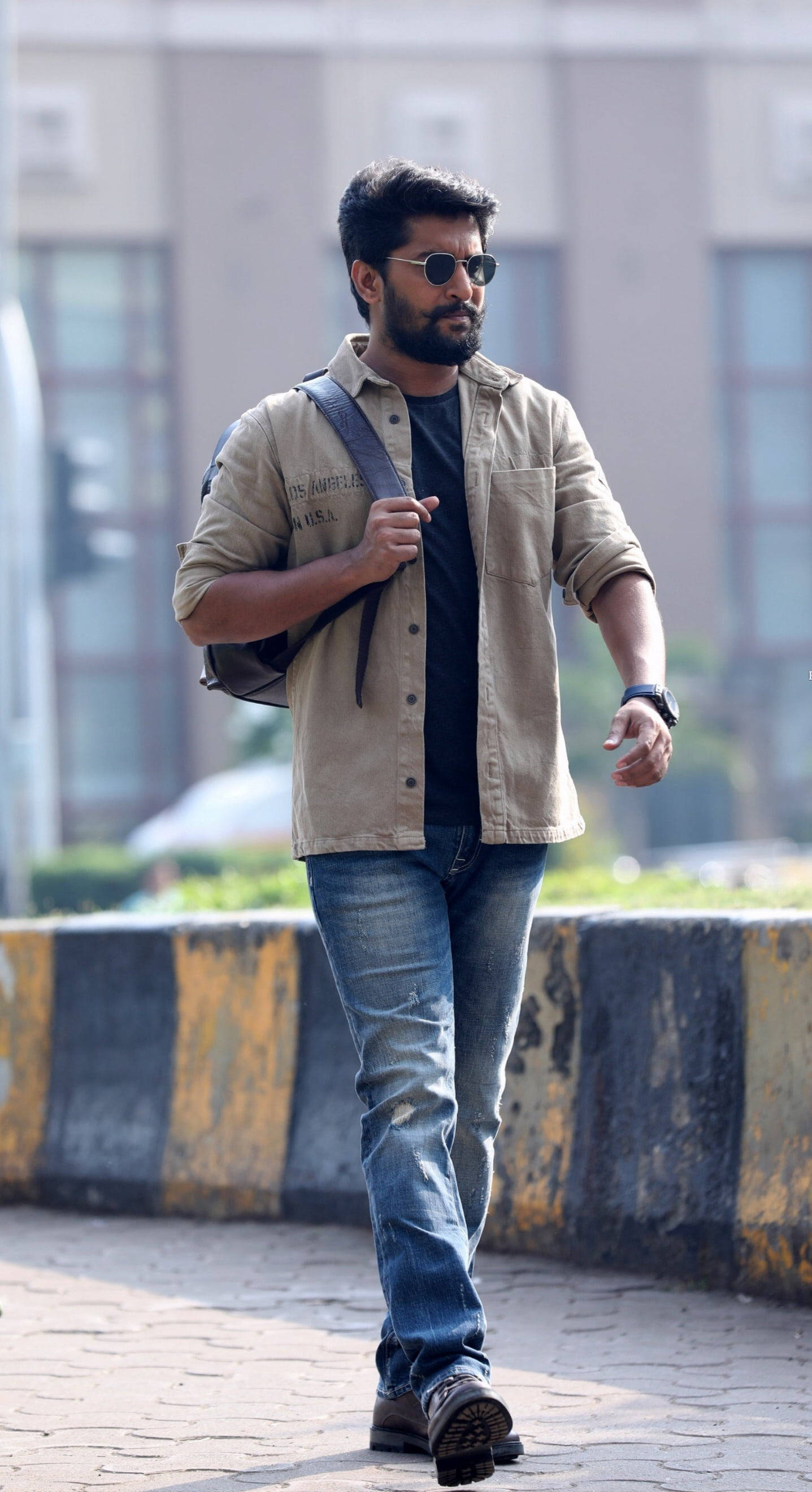 1437x2640 Download Nani From V Film Wallpaper