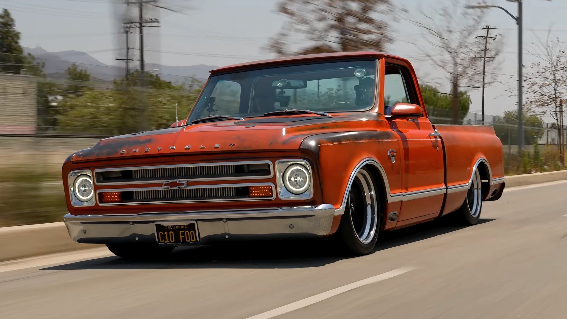 1920x1080 Chevy C10 Right Hand Drive Hot Rod With 300 HP Is Downright Insane