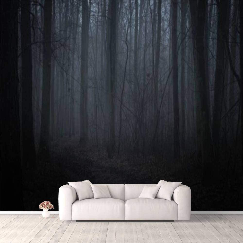 1000x1000 3D Wallpaper Dark Forest in Twilight Forest Stock Picture, Royalty Free Photo Self Adhesive Bedroom Living Room Dormitory Decor Wall Mural Stick and Peel Background Wall Ceiling Wardrobe Sticker: Kitchen