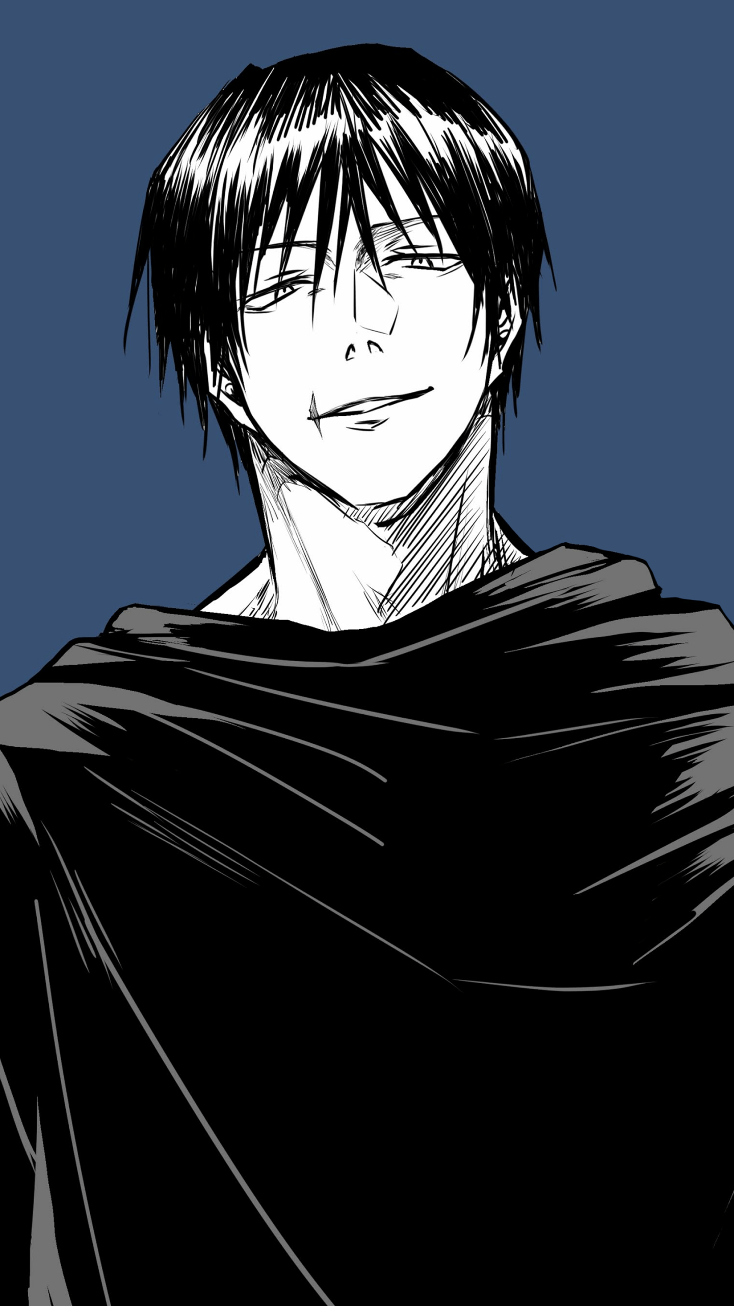 1440x2560 Toji Fushiguro Wallpaper 4K, Minimal art, Jujutsu Kaisen