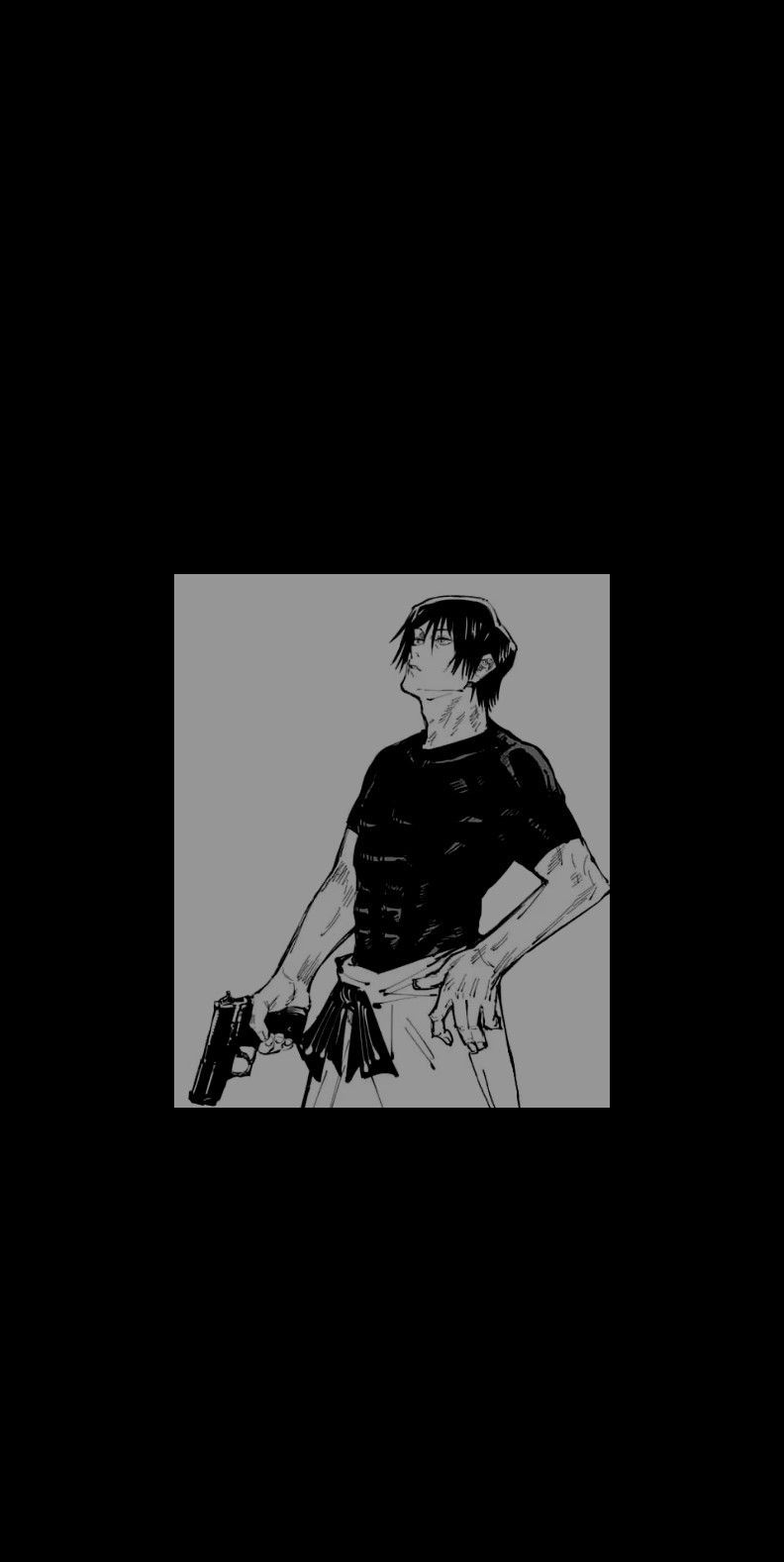 792x1578 Toji Dark Wallpaper