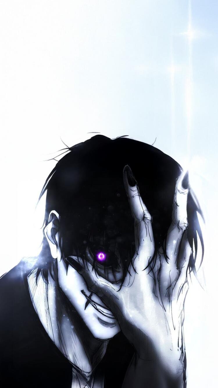 750x1334 Toji Fushiguro Dark Aesthetic 4K Wallpaper