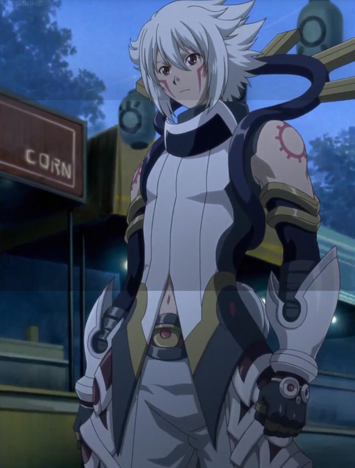 1160x1529 i was stitching together this scrolling shot of haseo from the .hack returner anime and somehow theres like 3 different lightings in one shot how is that possible