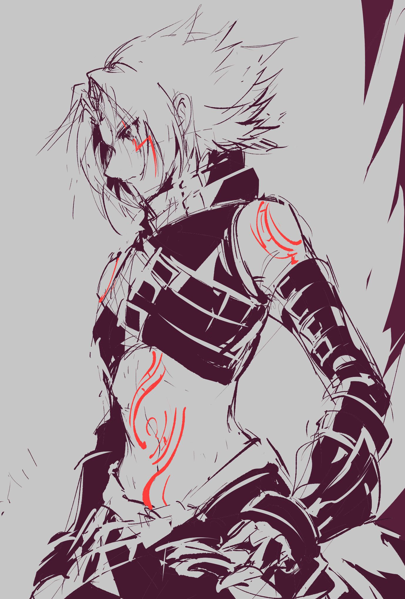 1378x2039 hack//G.U. Haseo