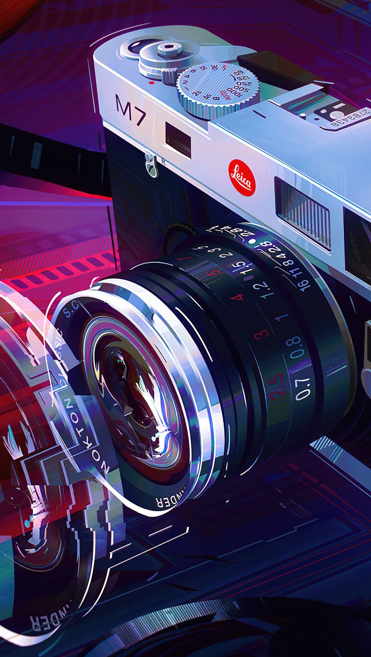 1220x2160 Camera Digital Art Wallpaper 4K for iPhone and Mobile Phone