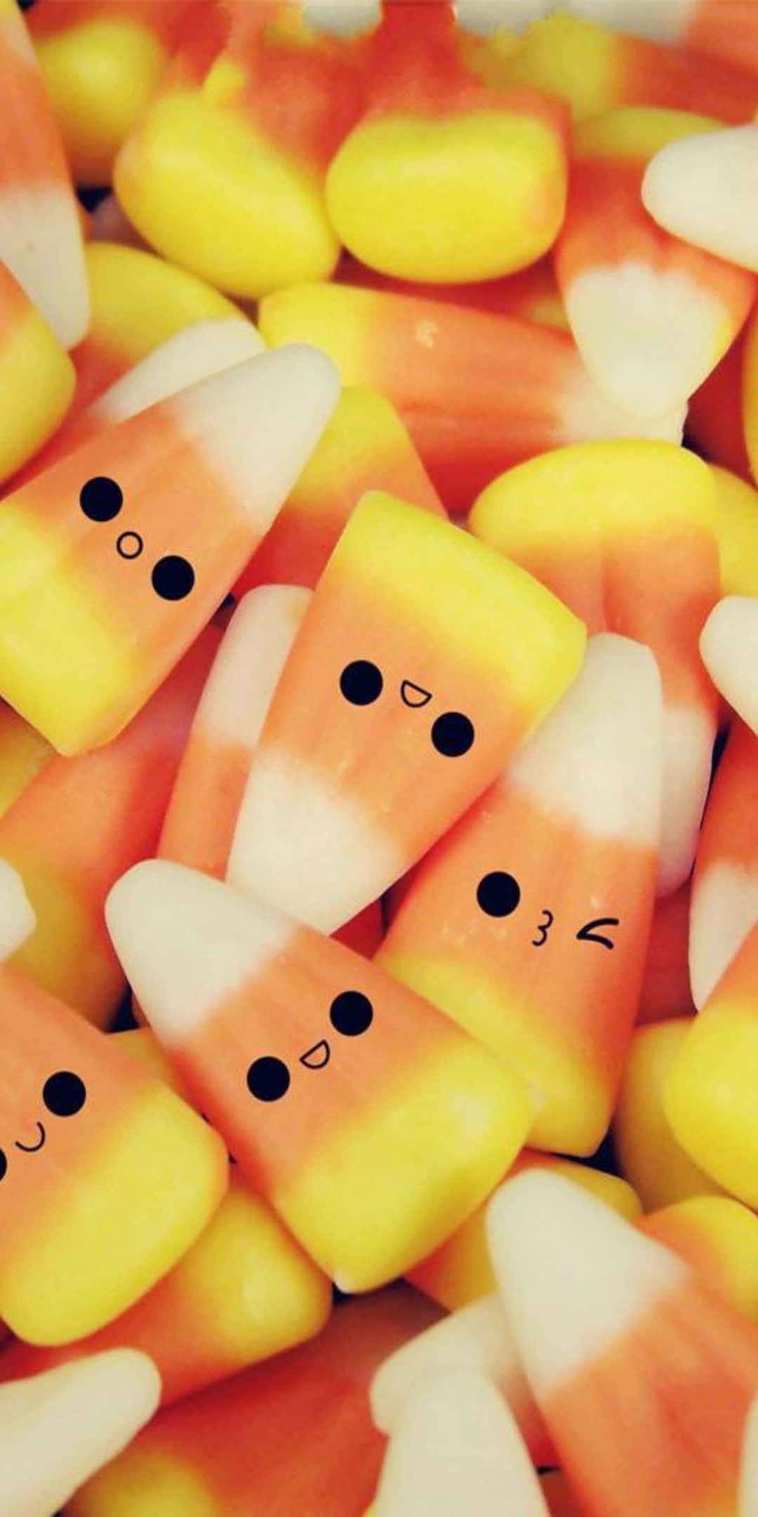 1080x2160 Download Pixel 3 Food Candy Corn Face Background
