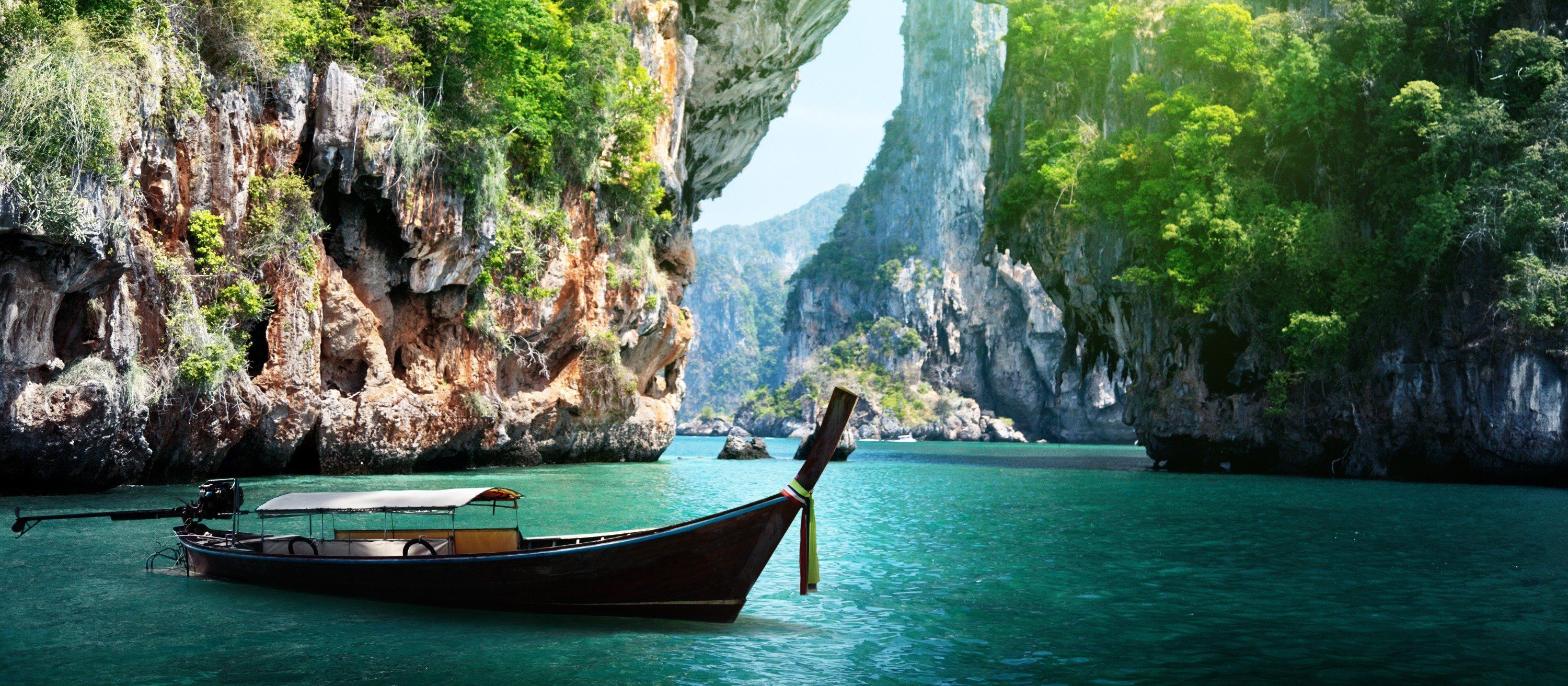 3000x1312 Thailand Island HD Desktop Wallpaper 93891