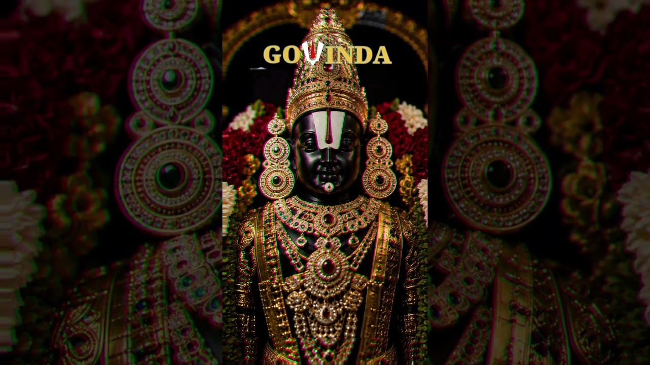 1280x720 ✨ The grace of Lord Venkateswara changes lives.Watch till the end and chant Govinda!
