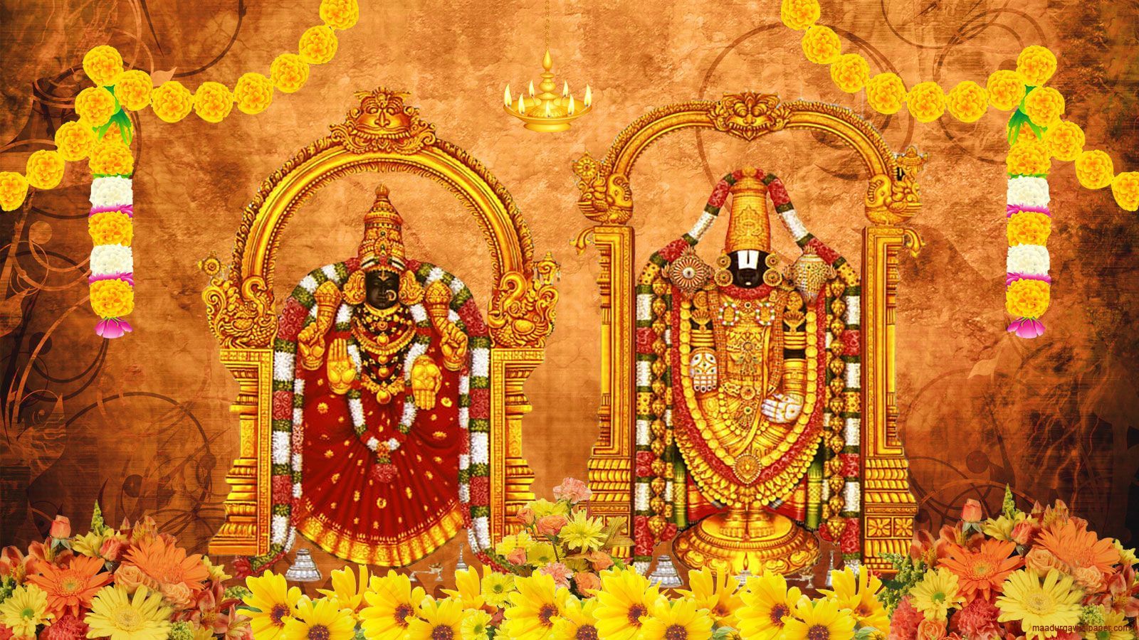 1600x900 Lord Balaji Desktop HD Wallpaper
