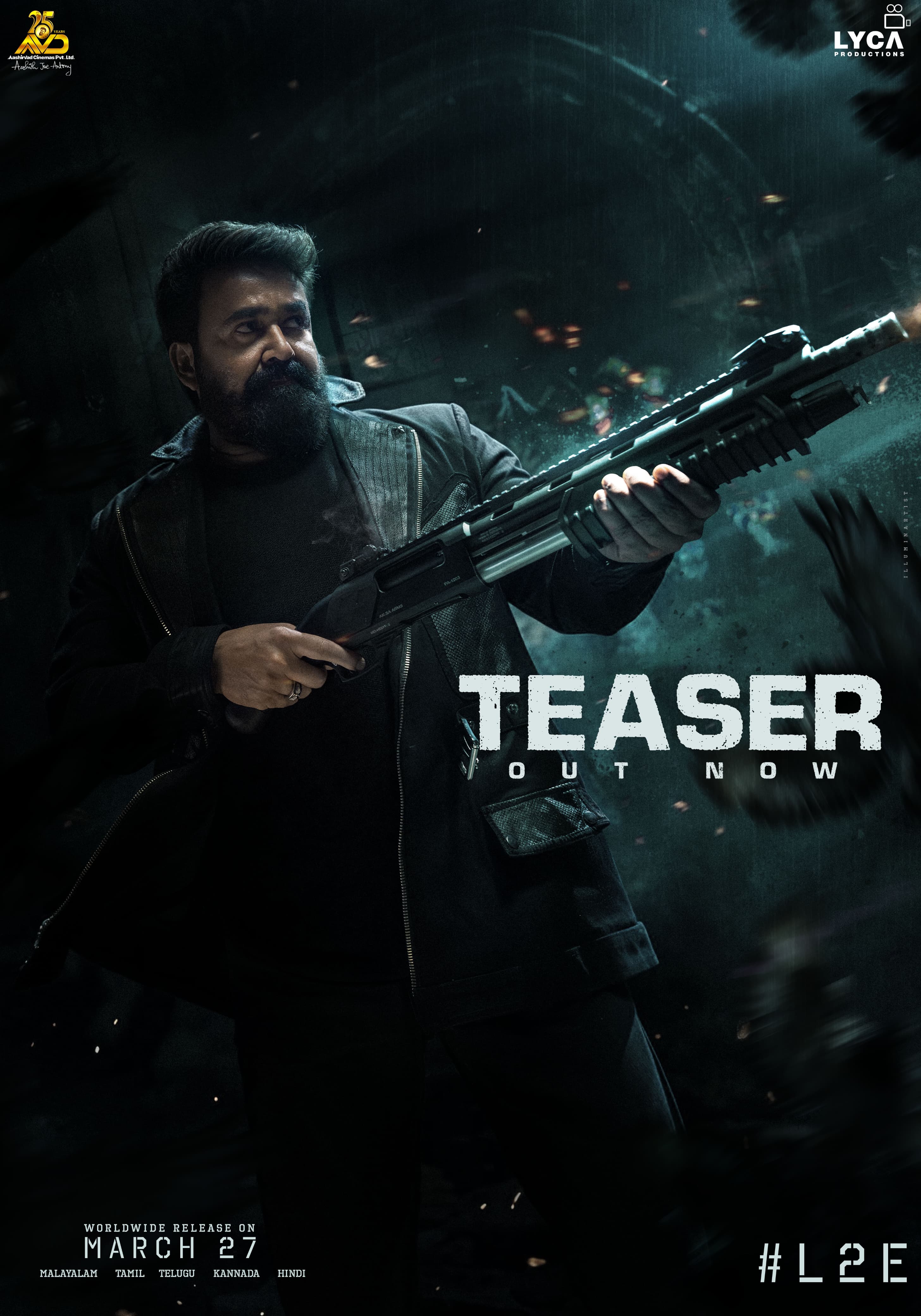 2912x4160 Subaskaran's Lyca Productions Makes Explosive Malayalam Debut With Mohanlal's High Octane Action Thriller L2: Empuraan; Teaser Out Now Movie Updates, Film News, Movie Reviews, Press Notes, Film Ratings, Celebrity Interviews