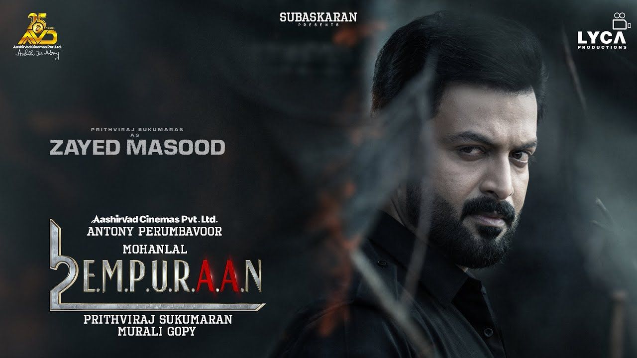 1280x720 Prithviraj Sukumaran teases Zayed Masood's backstory in L2: Empuraan; says, “You will also see the backdrop become bigger” : Bollywood News