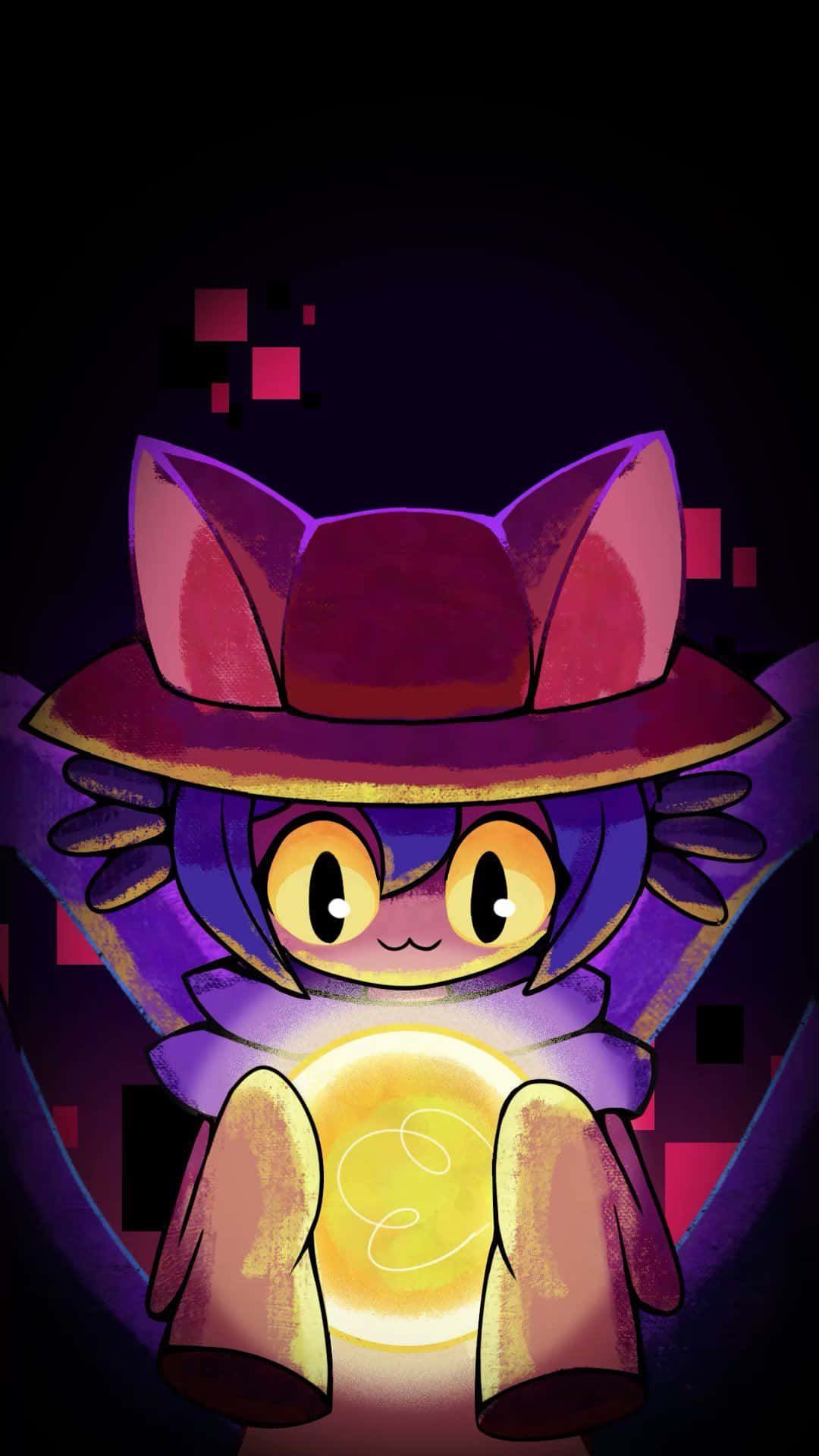 1080x1920 Download Oneshot Niko Holding Lightbulb Wallpaper
