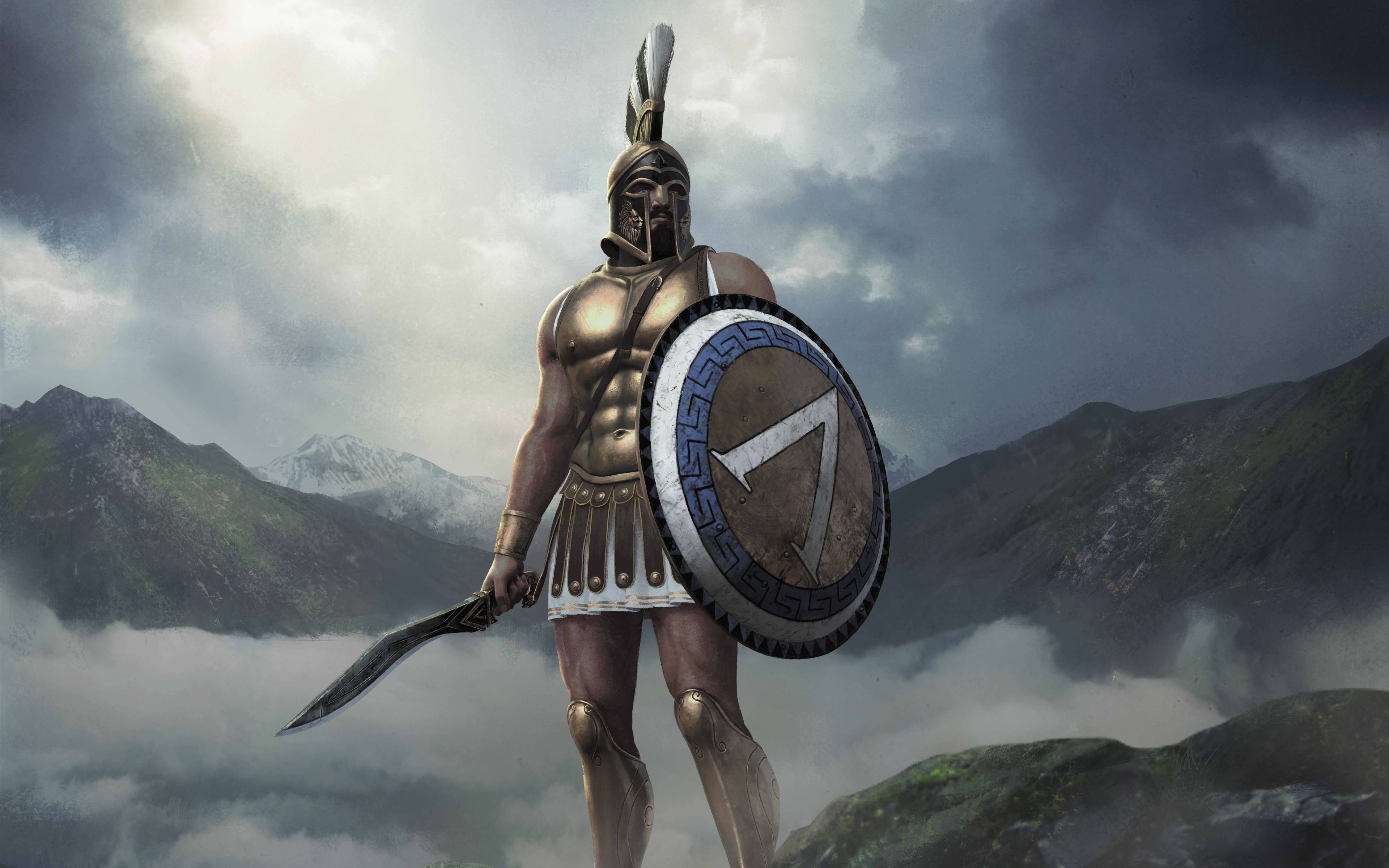 3840x2400 King Leonidas Total War Arena 4K 8K Wallpaper