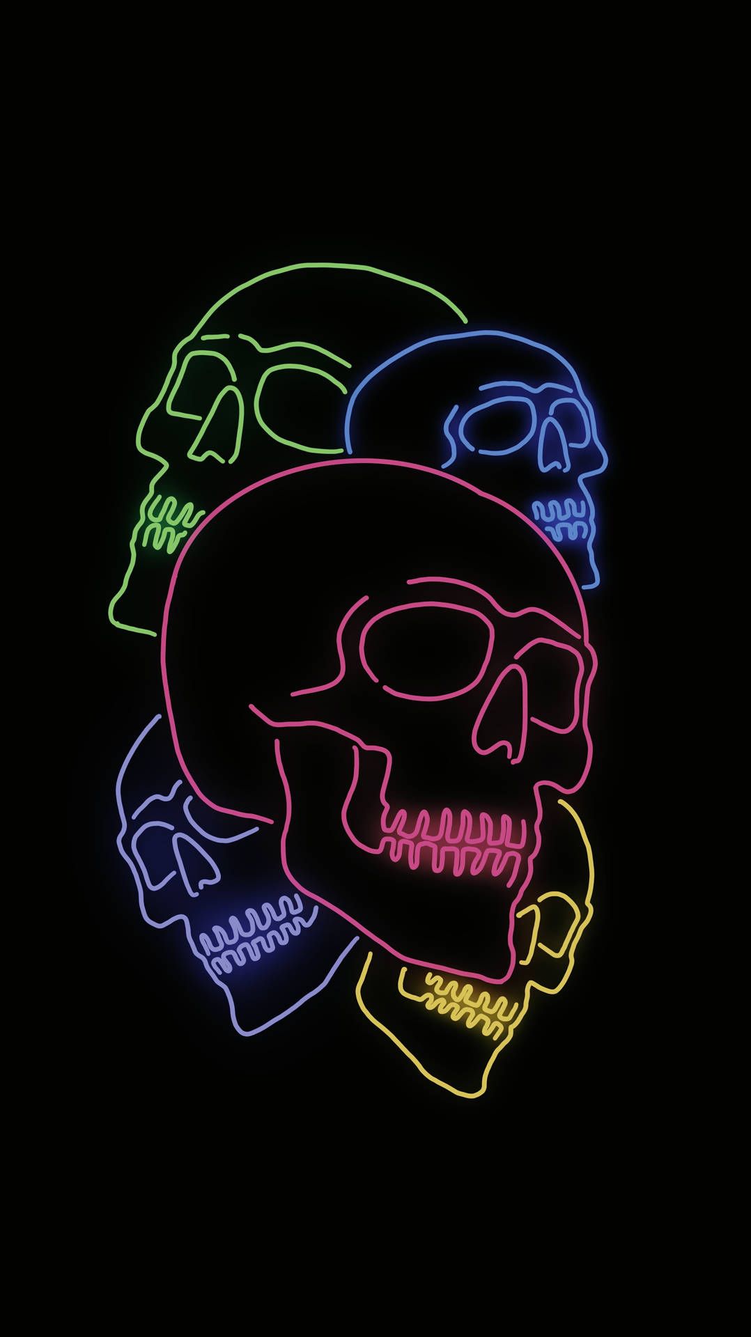 1078x1920 Oled Neon Wallpaper