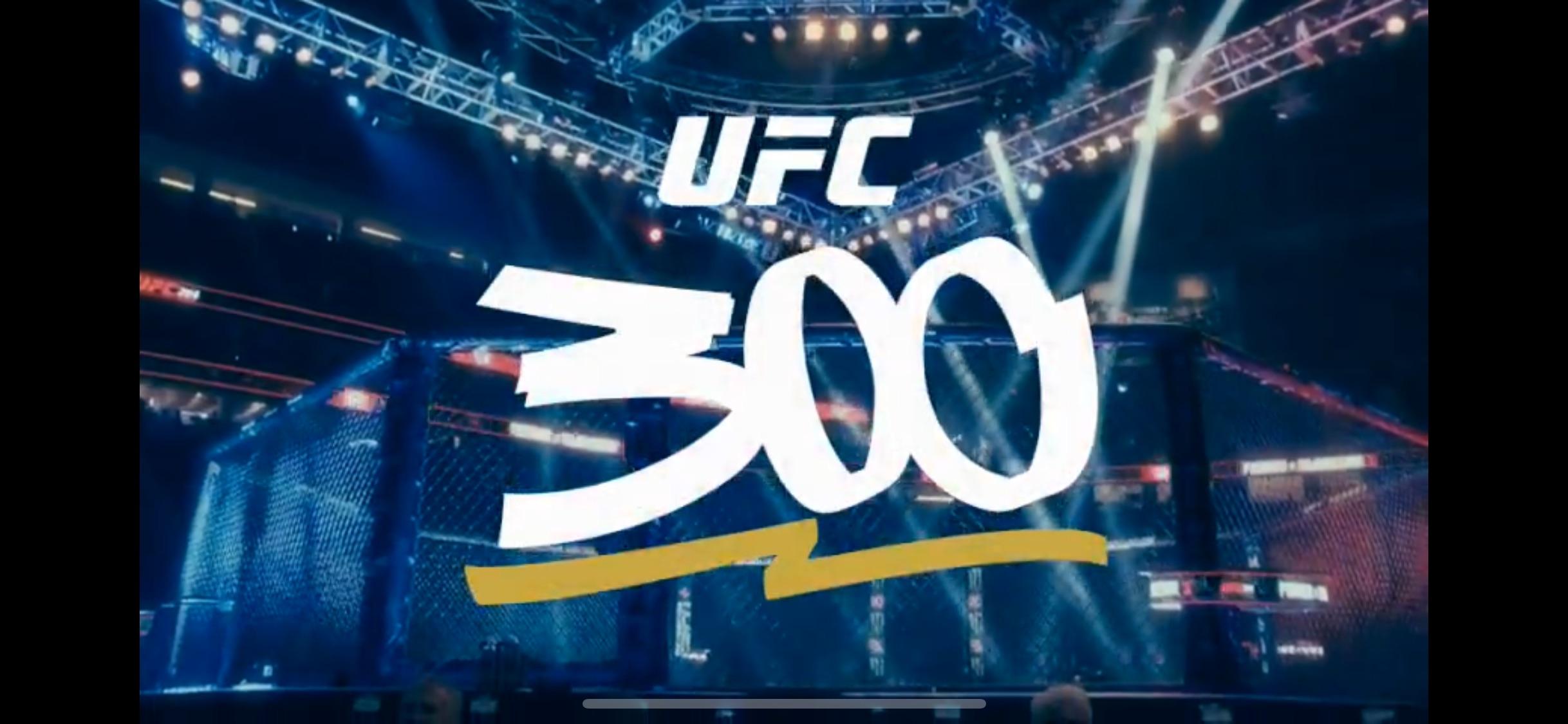 2436x1125 Why did they make such a subtle change to the ufc 300 logo?
