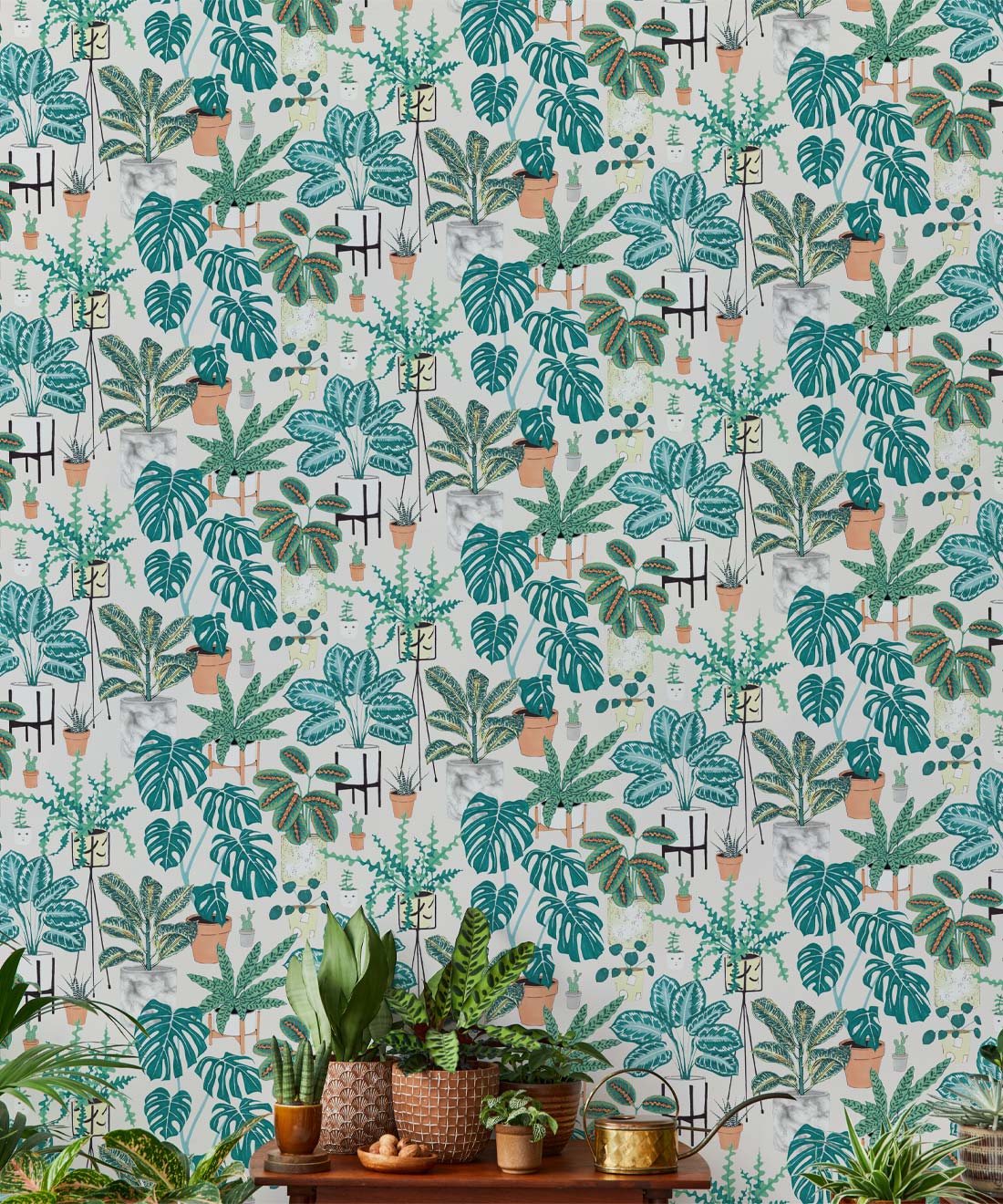 1100x1320 Milton & King - (Large) House Plants Wallpaper