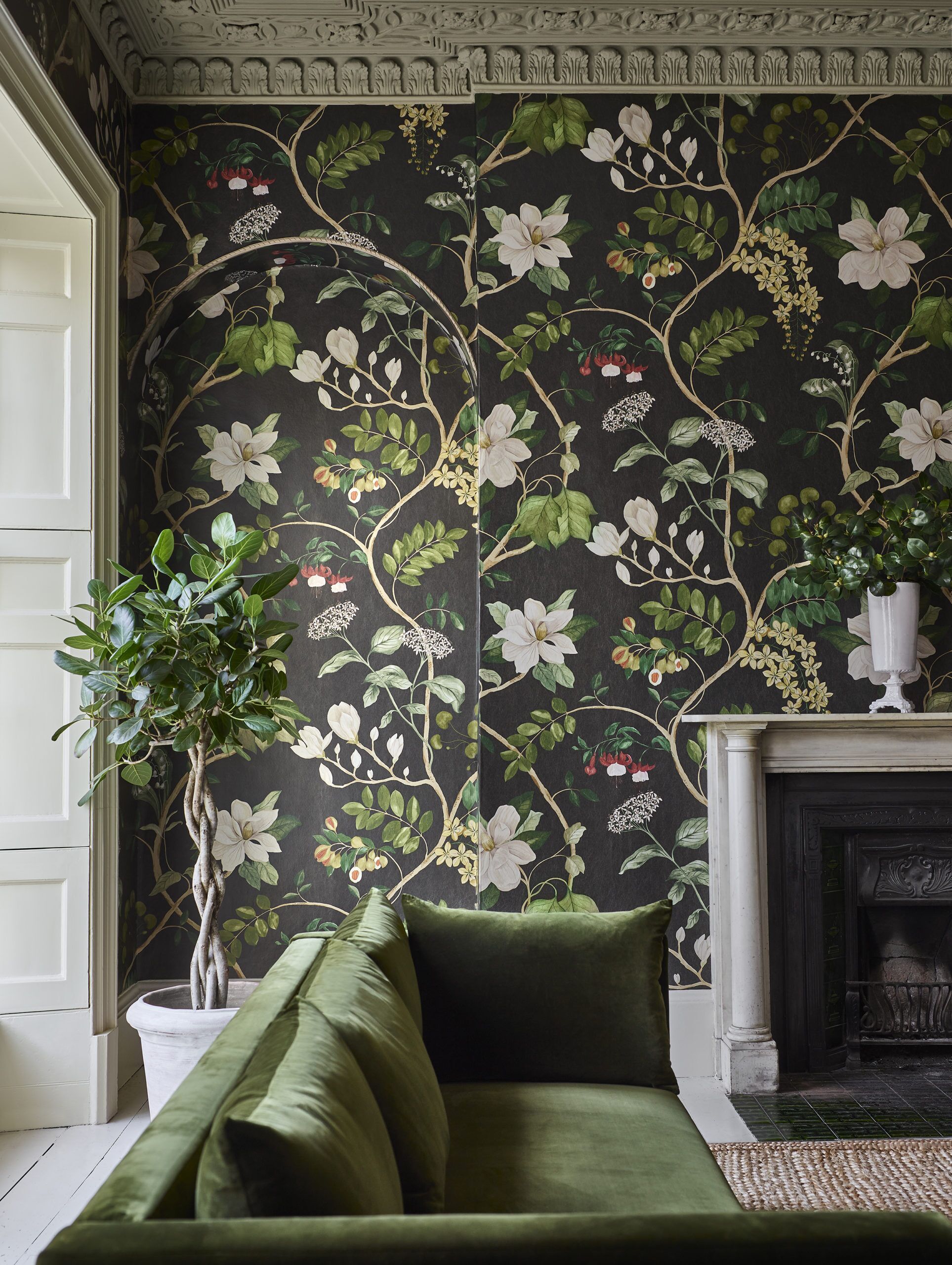 1927x2560 Magical Plants Wallpaper in Jade