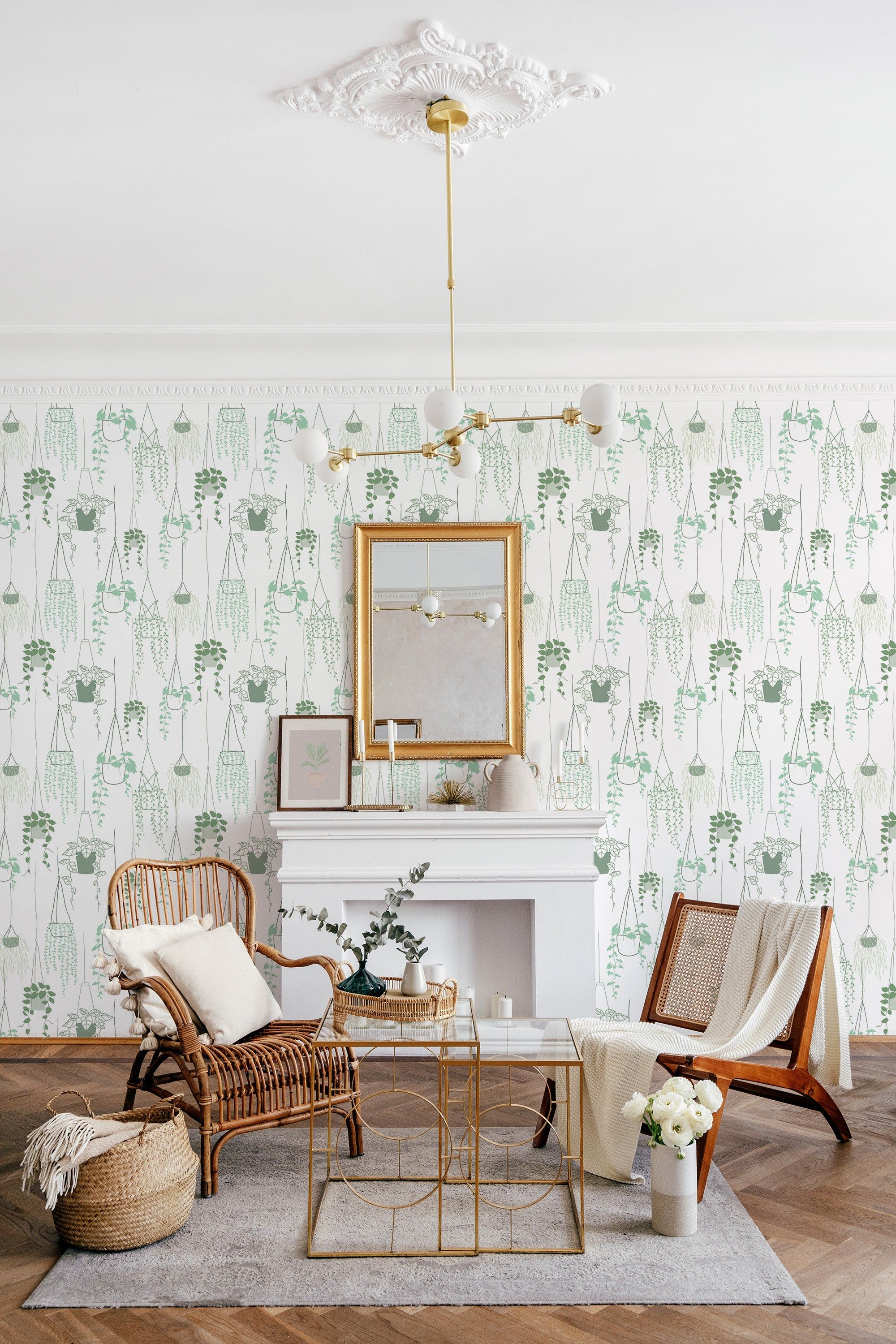 2000x3000 Potted plants Peel and Stick Removable Wallpaper