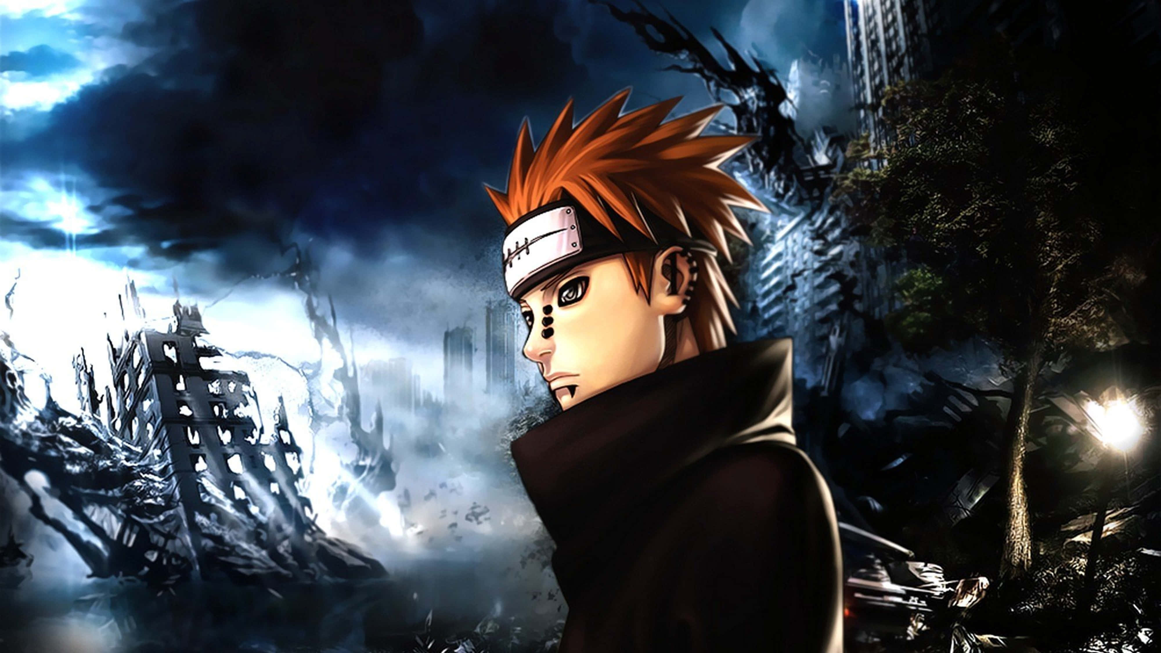 4000x2250 Download “Pain's ultimate power: Shinra Tensei” Wallpaper