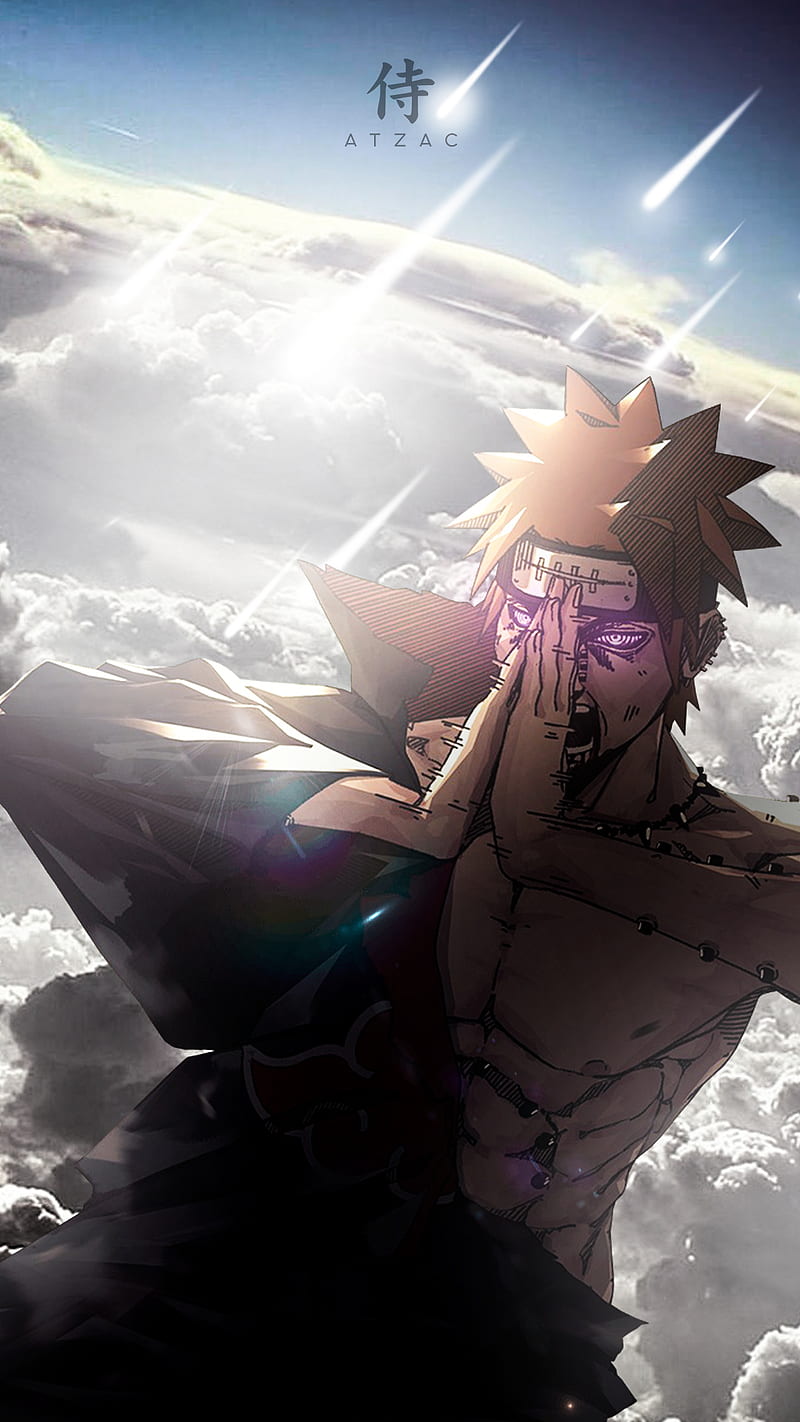 800x1422 Pain, akatsuki, anime boy, nagato, naruto, tensei, HD phone wallpaper