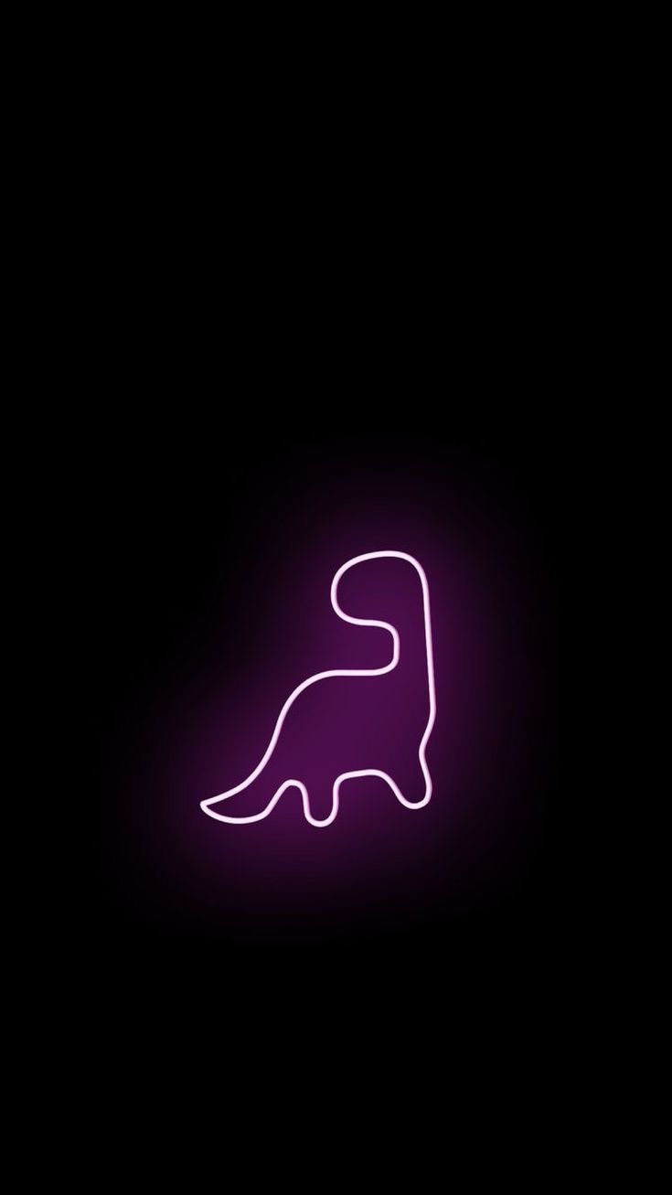 735x1307 Neon dinosaur background. Cute dinosaur wallpaper, Dinosaur black background, iPhone wallpaper
