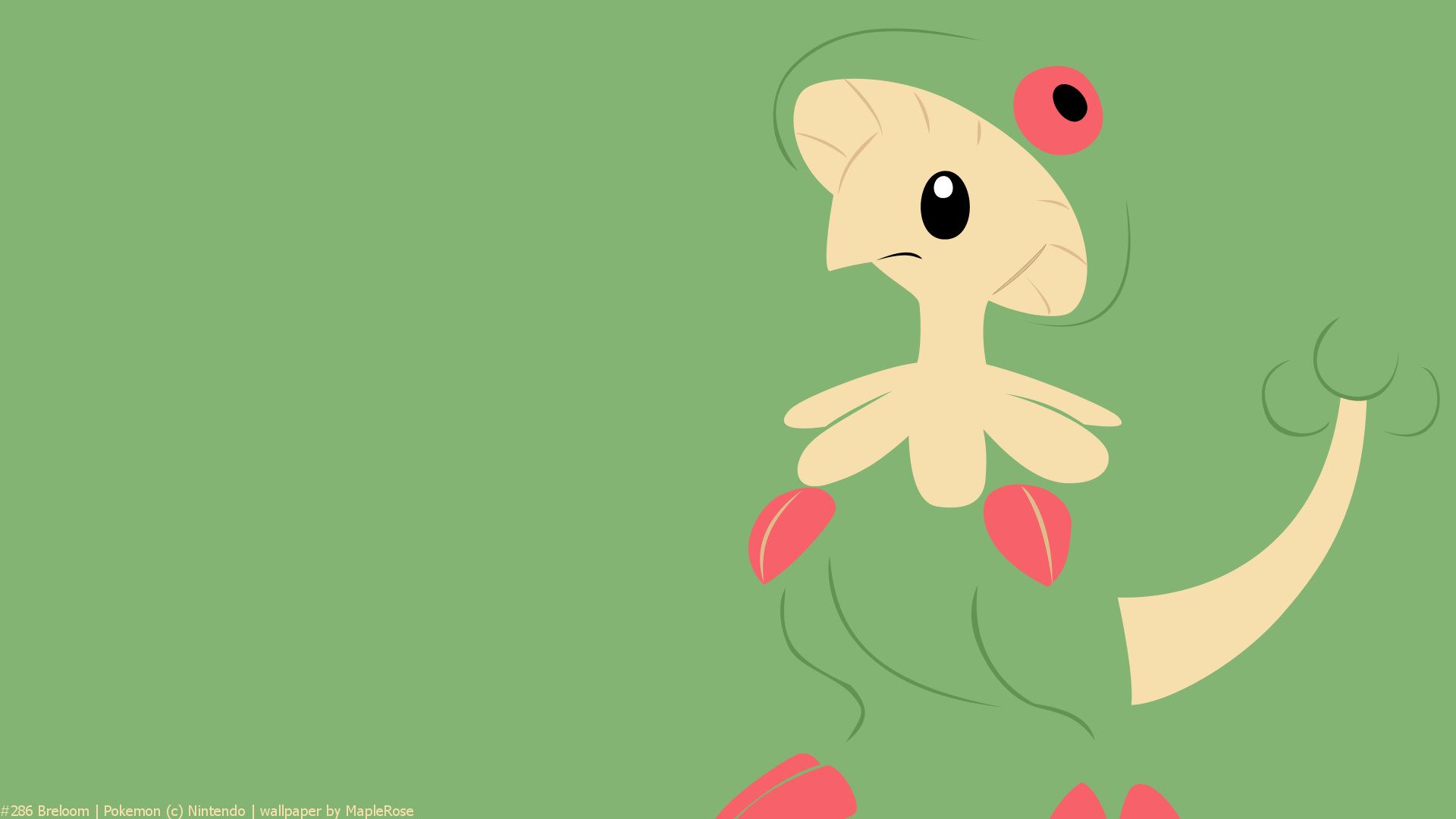 1920x1080 Breloom. PokéWalls