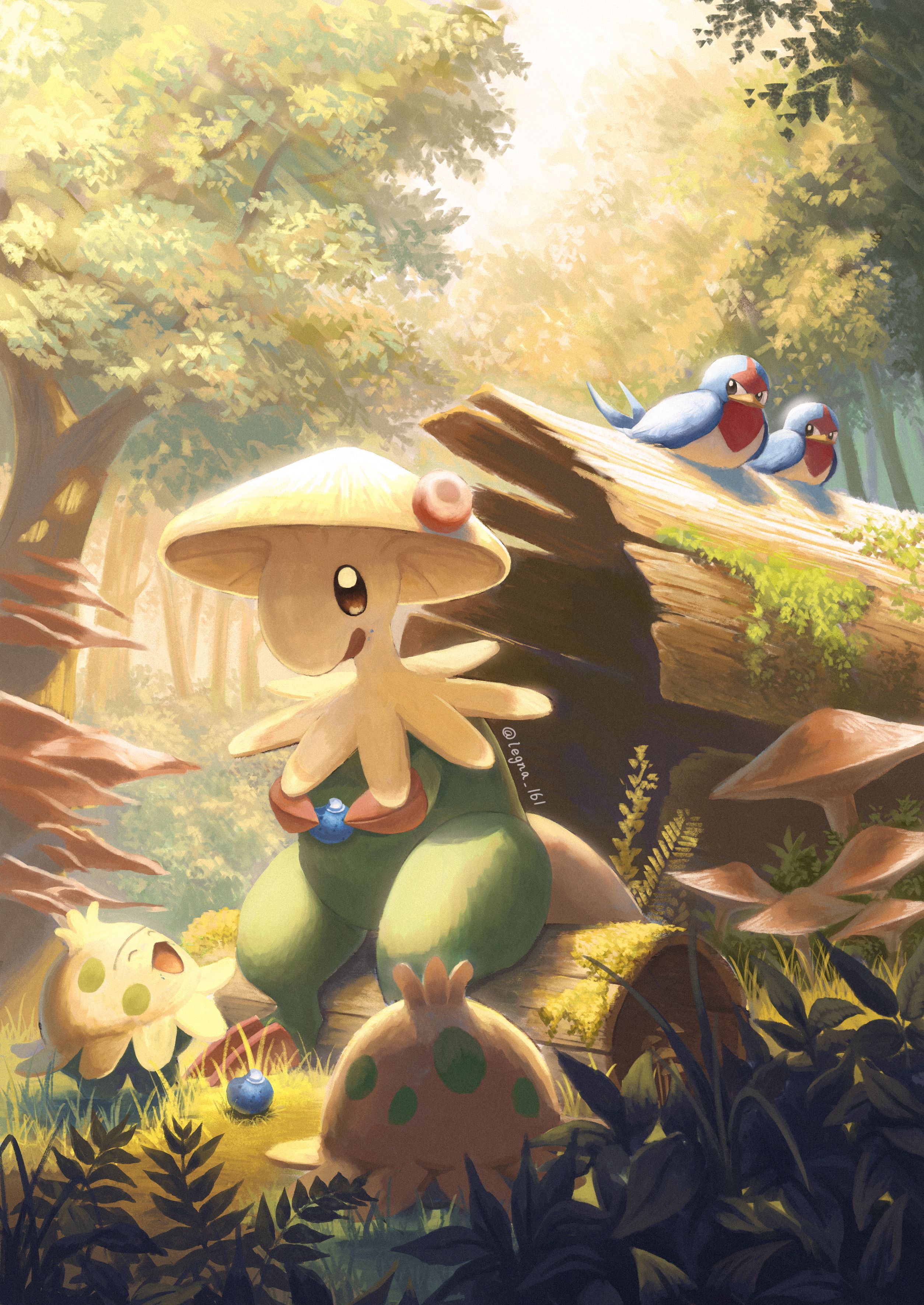 2508x3541 Breloomémon. Anime Image Board