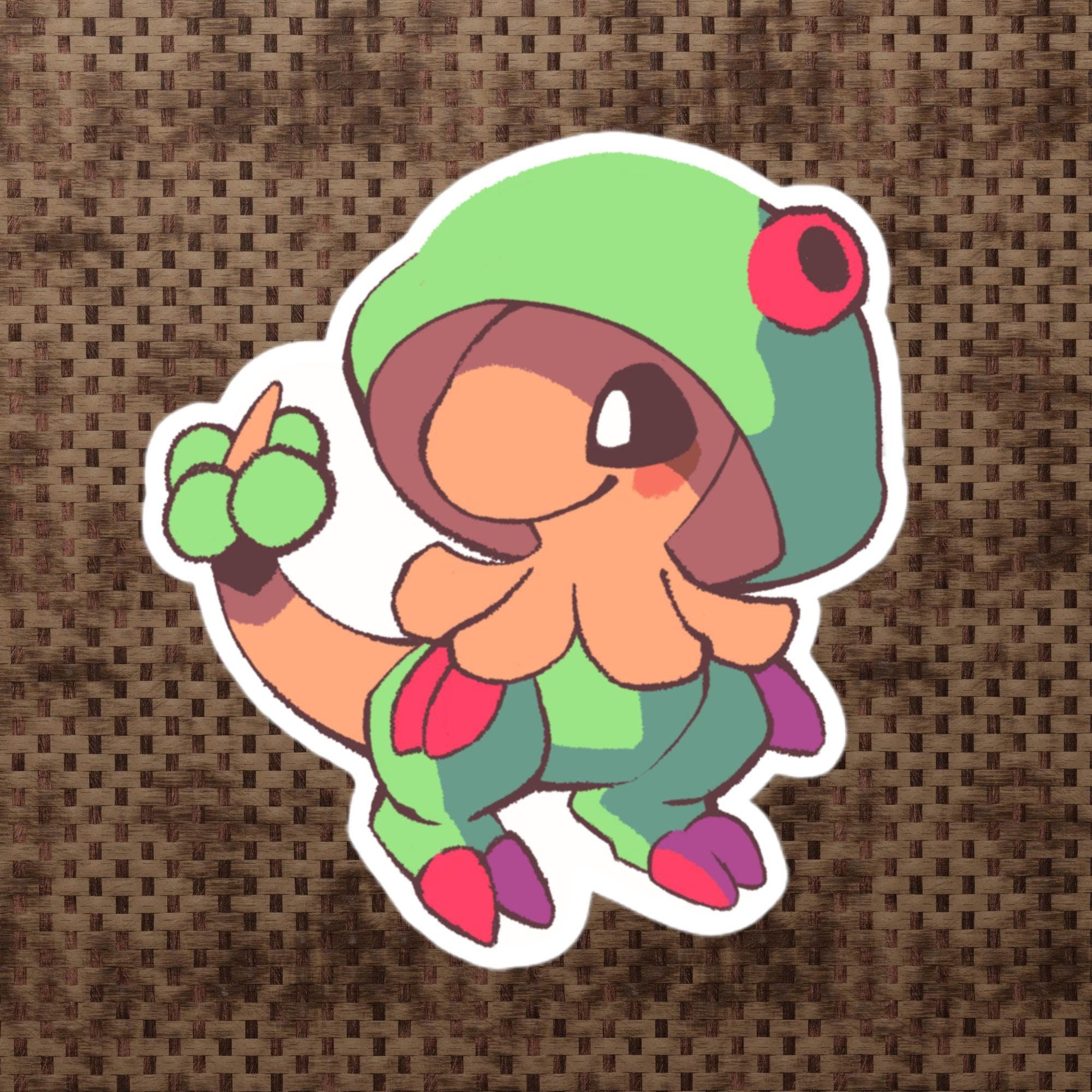 2000x2000 Breloom Pokémon Die Cut Vinyl Sticker