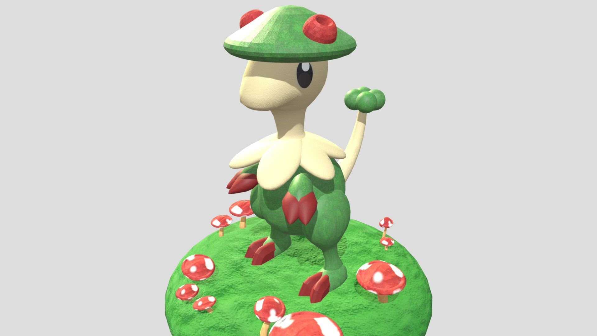 1920x1080 Pokémon Breloom model by ReduXTR [e74f4ff]