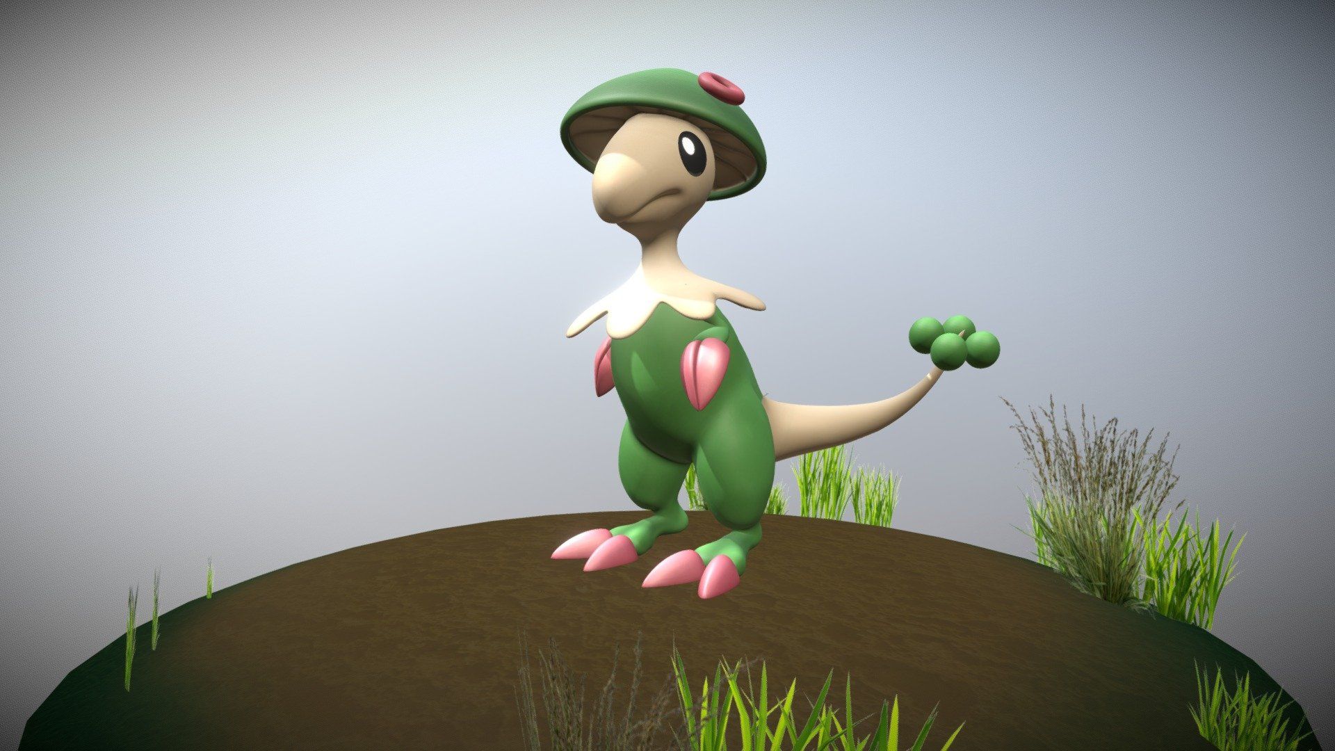 1920x1080 Breloom Free 3D Model By Khal Lion [d76a88d]