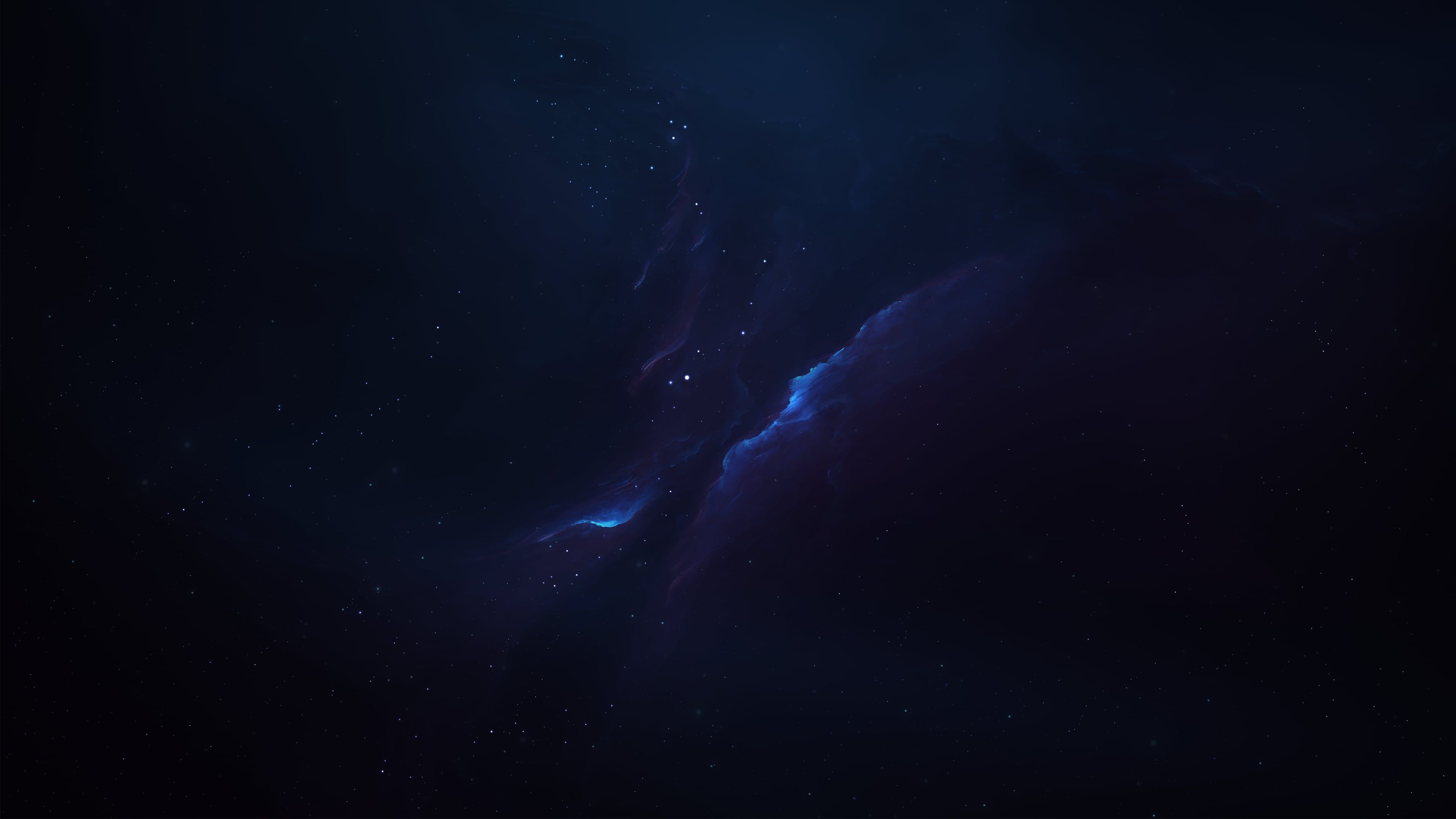 3840x2160 Blue Galaxy [3840x2160]