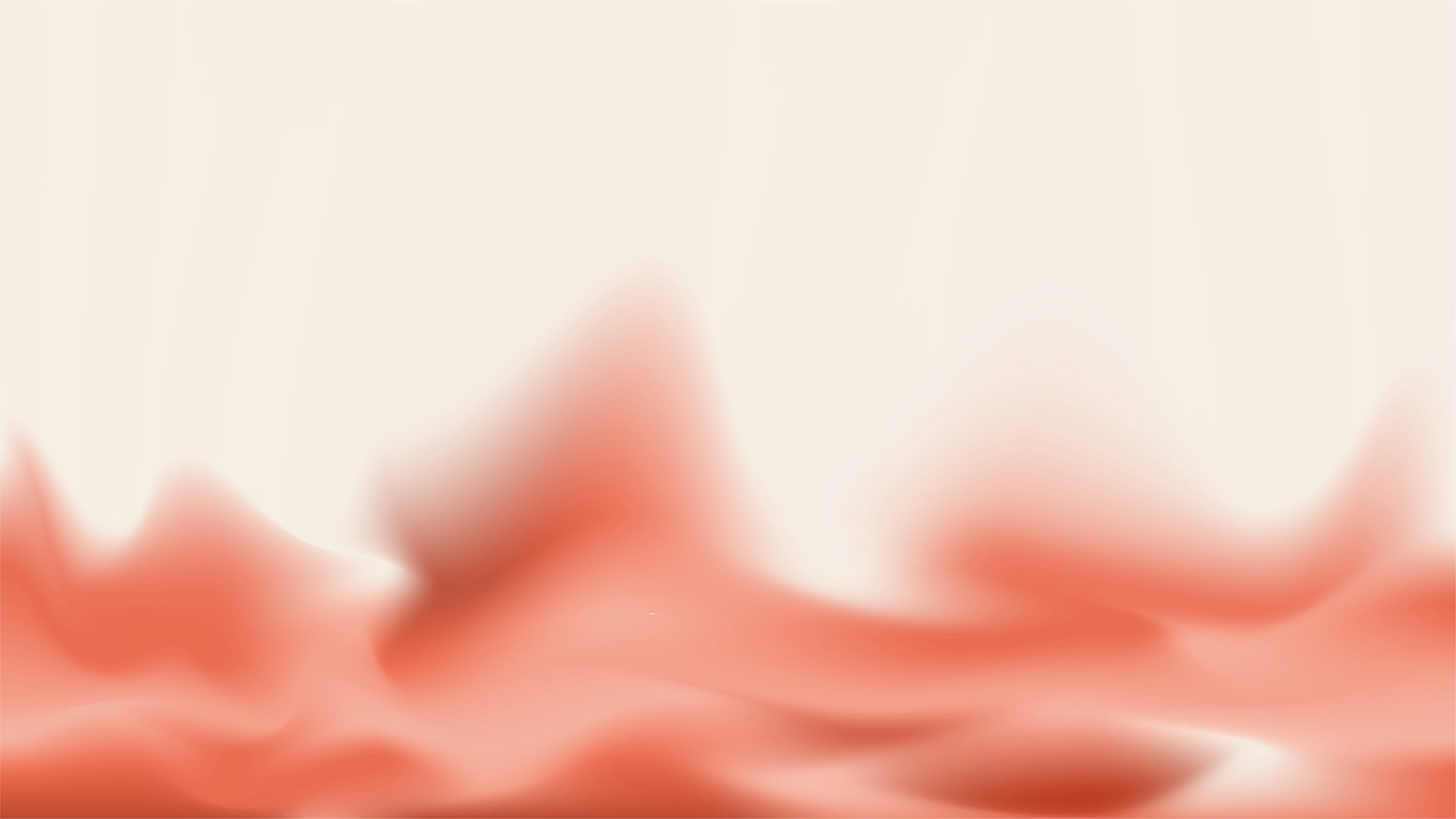 3000x1688 Abstract Coral Colored Shapes On A Pale Background