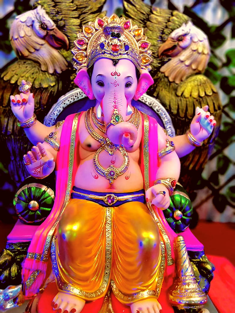 800x1067 Ganpati Bappa Morya, god, india, little, lord, sounds, super, wow, HD phone wallpaper