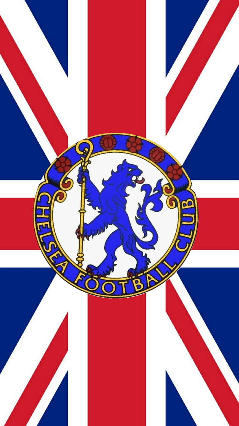 800x1423 Chelsea FC old badge, british, chelsea fc, flag, football, football club, sport, HD phone wallpaper