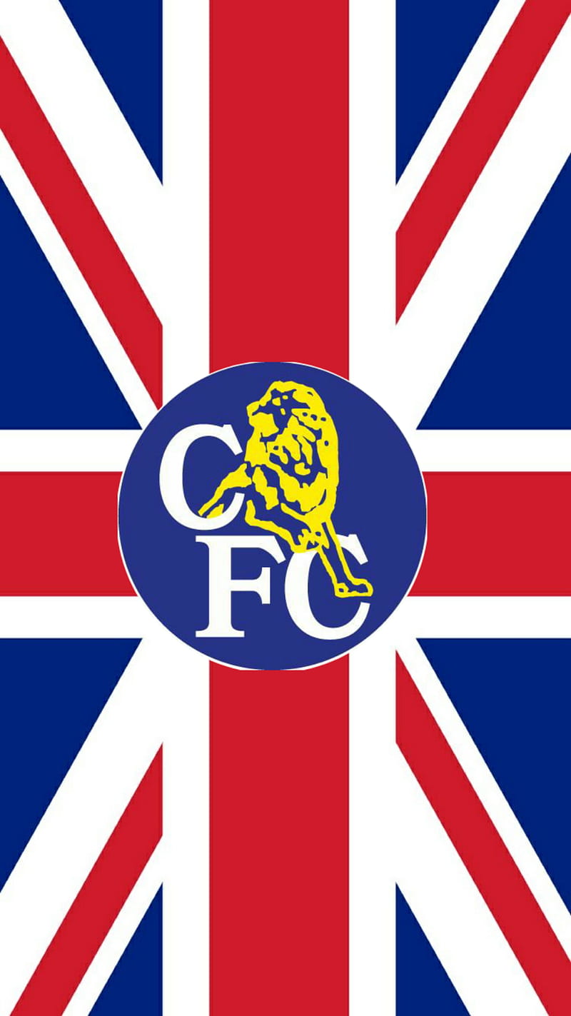800x1423 Chelsea FC retro, british, chelsea fc, flag, football, football club, union jack, HD phone wallpaper