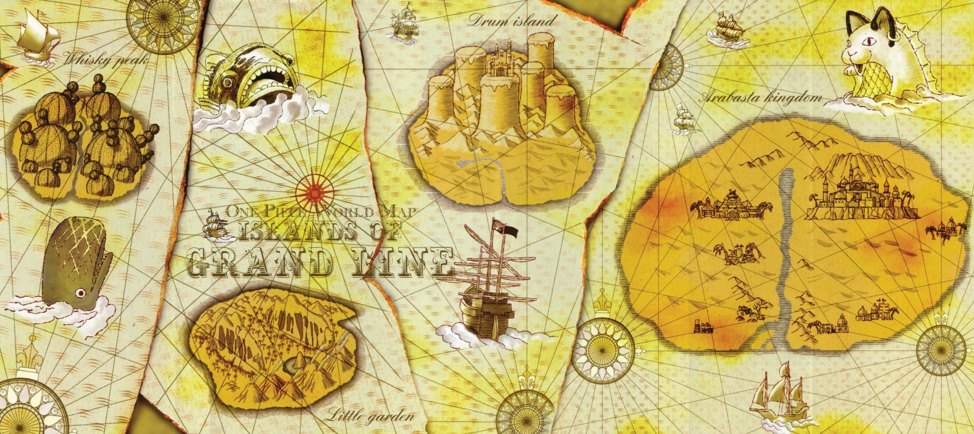 1920x856 One Piece Grand Line Map