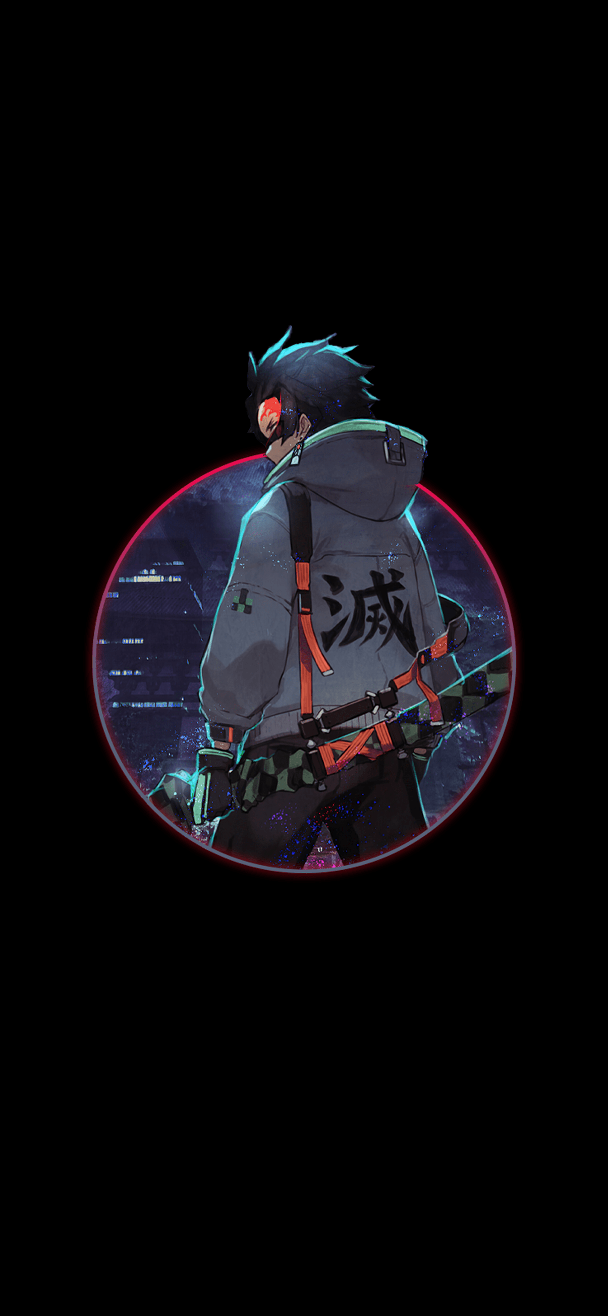 1205x2609 Anime wallpaper amoled Slayer 4K Wallpaper. Best 4K Wallpaper for Computers