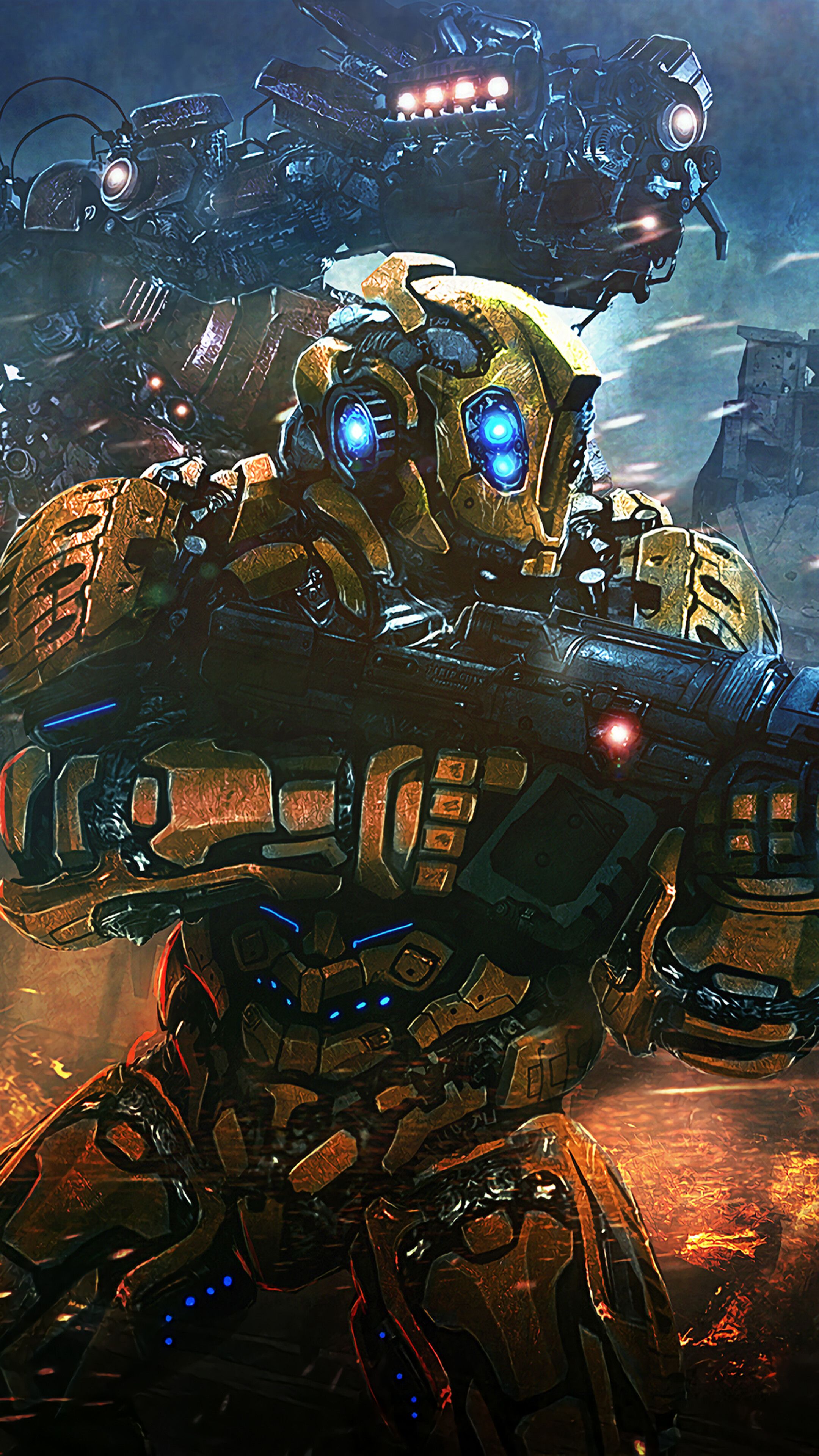 2160x3840 Robot Army Wallpaper