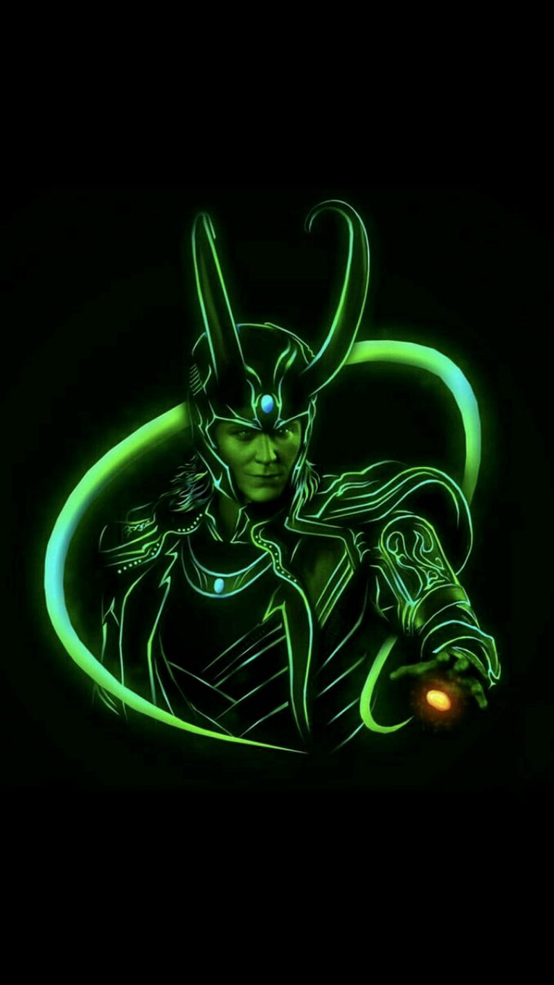 800x1422 Loki god of mischief, avengers, drawing, god of mischief, marvel, HD phone wallpaper