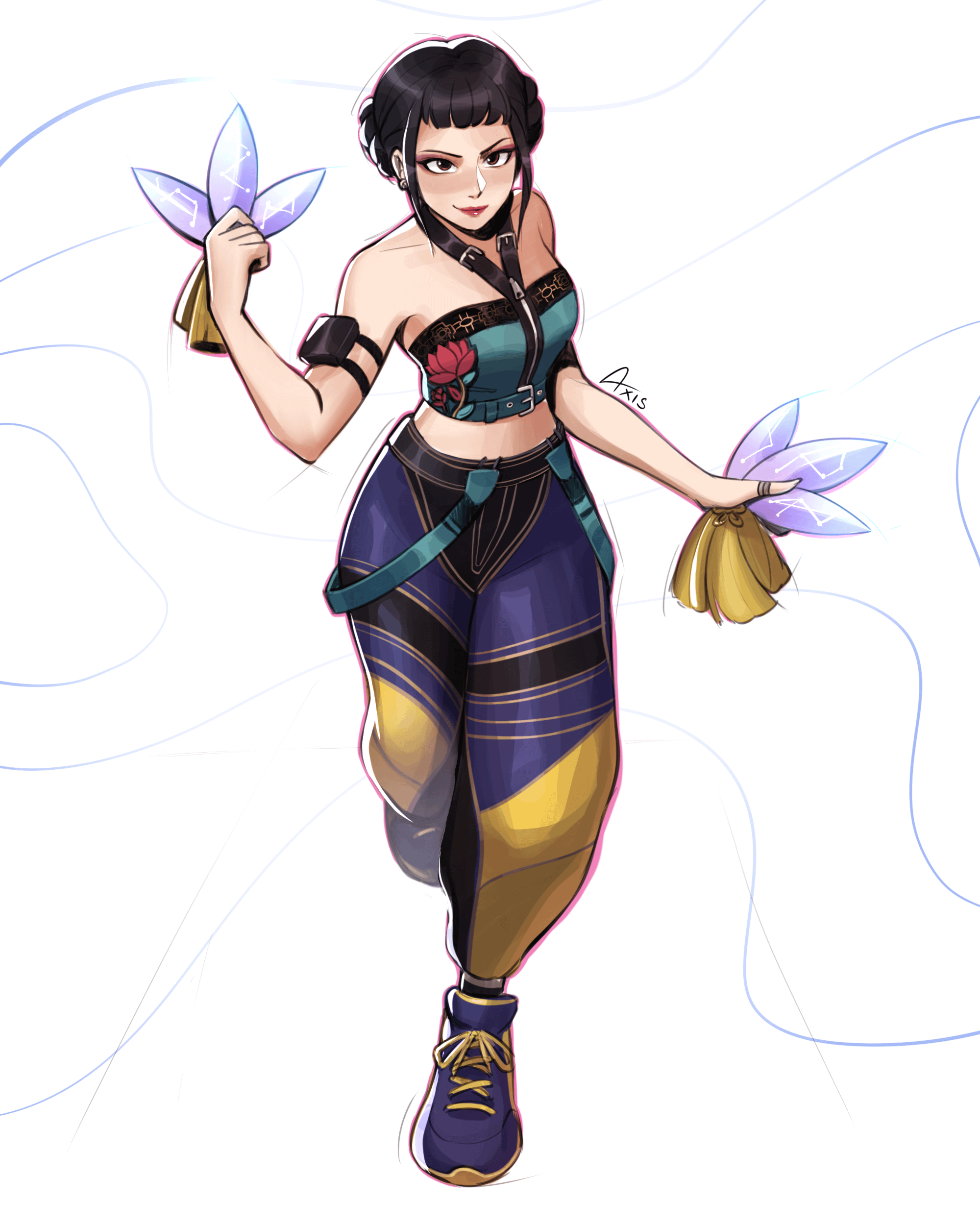2000x2500 OC My Fanart Of Zoey From K Pop Demon Hunters!
