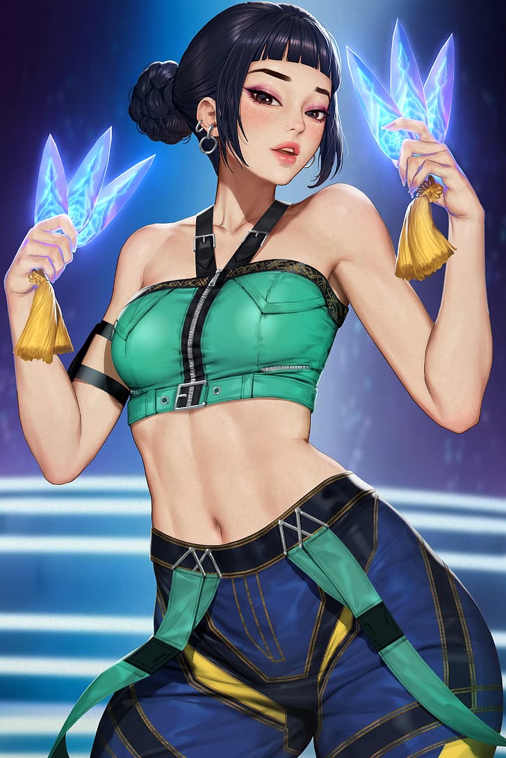 728x1091 Zoey (KPop Demon Hunters) 1080P, 2K, 4K, 5K HD wallpaper free download