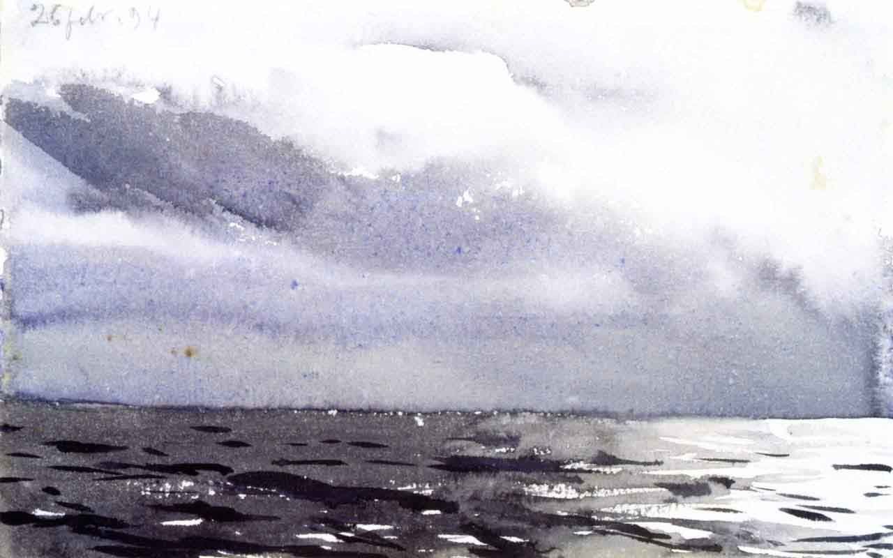 1280x800 Sea Study By Anders Zorn