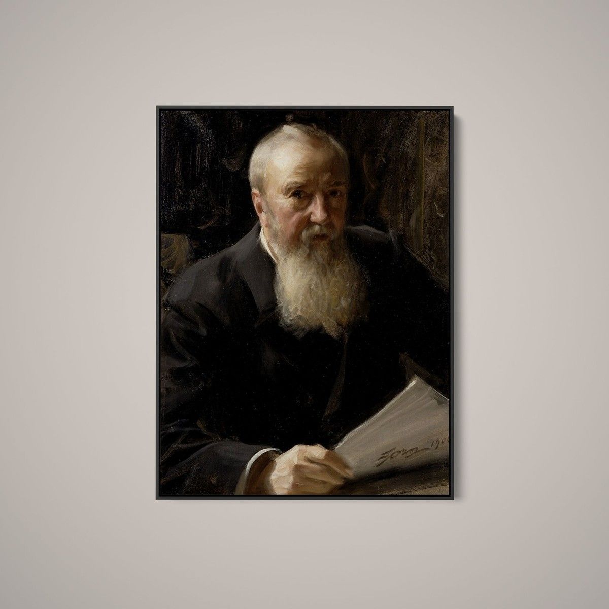 1200x1200 Anders Leonard Zorn Fredrik Liljevalch Print on Paper or Canvas