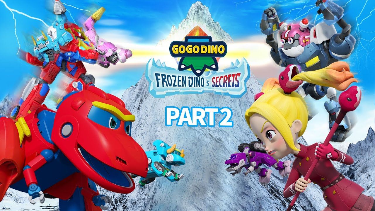 1280x720 ❄️GoGo Dino Frozen Dino's Secrets❄️ Pt.2 Super Dino Unveils Frozen Dino's Secret. Dinosaur for Kids