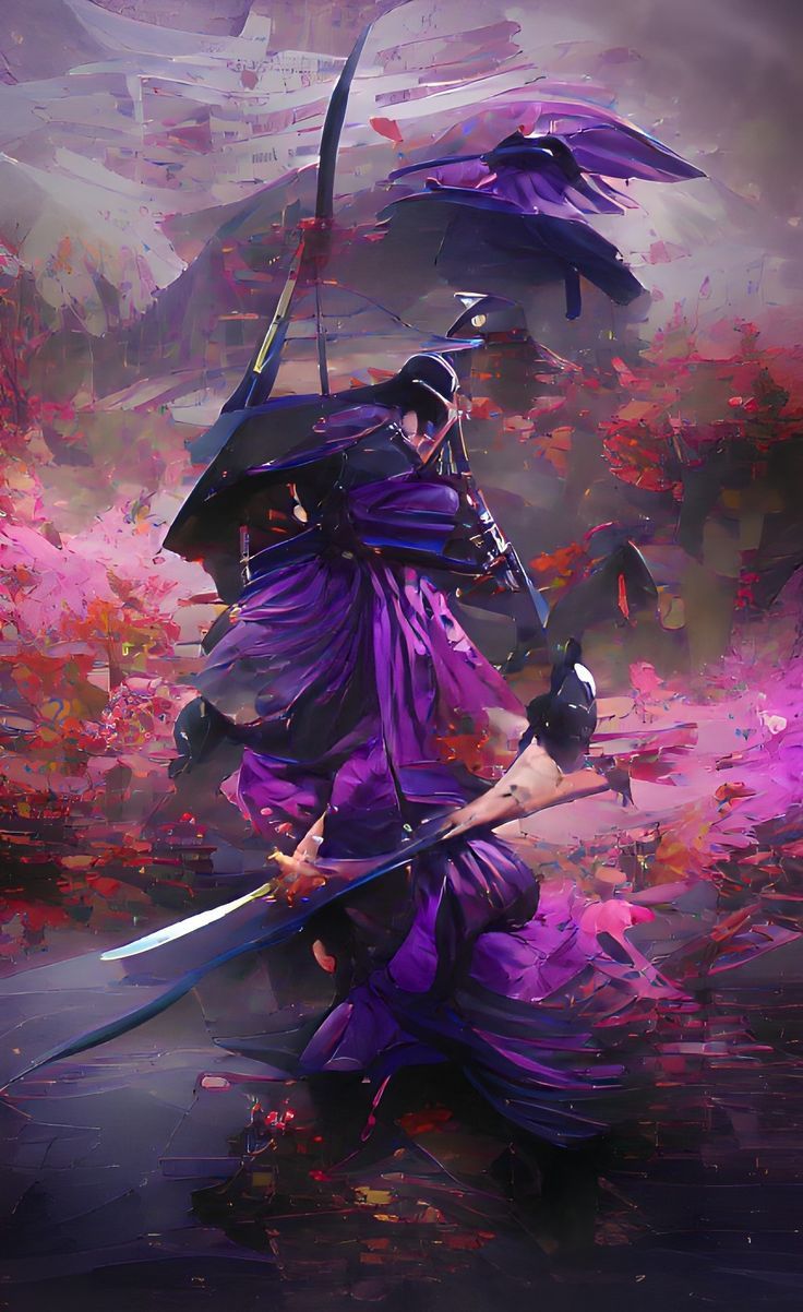 736x1202 Fallen samurai