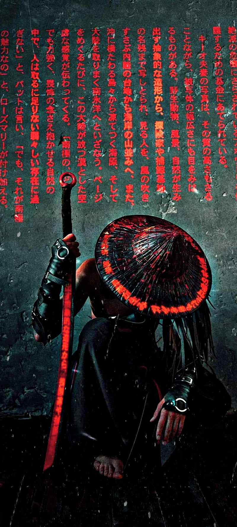 800x1778 3440x1440px, 2K free download. Redlight Samurai, red, beast, demon, japon, real, unleashed, graphic, hunger, HD phone wallpaper