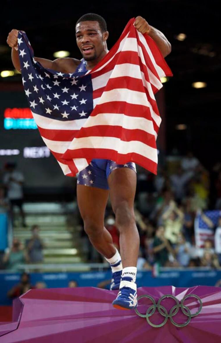 760x1179 Sicklerville's Jordan Burroughs wins Olympic wrestling gold